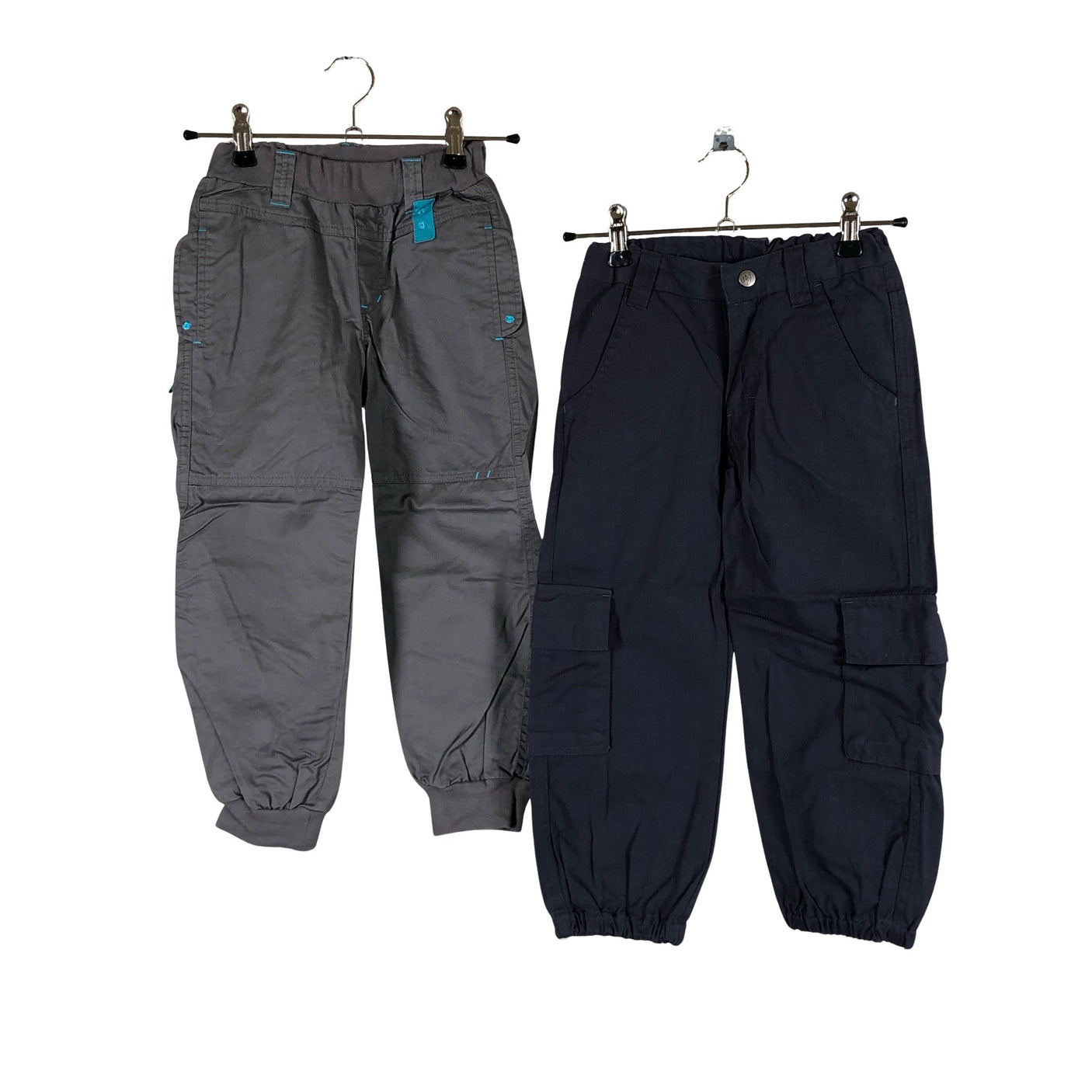 Poikien D&J Familjeklubben - Kangashousut, koko 104 - 110 - Sininen (1)