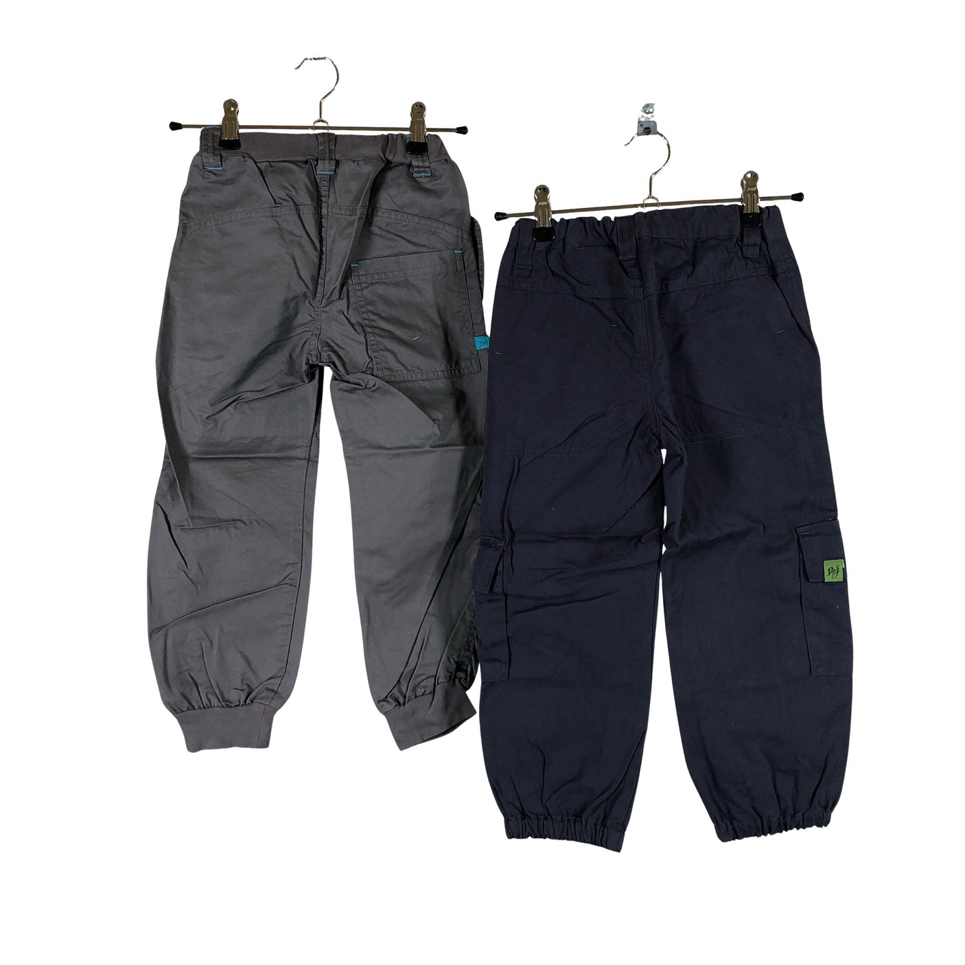 Poikien D&J Familjeklubben - Kangashousut, koko 104 - 110 - Sininen (2)