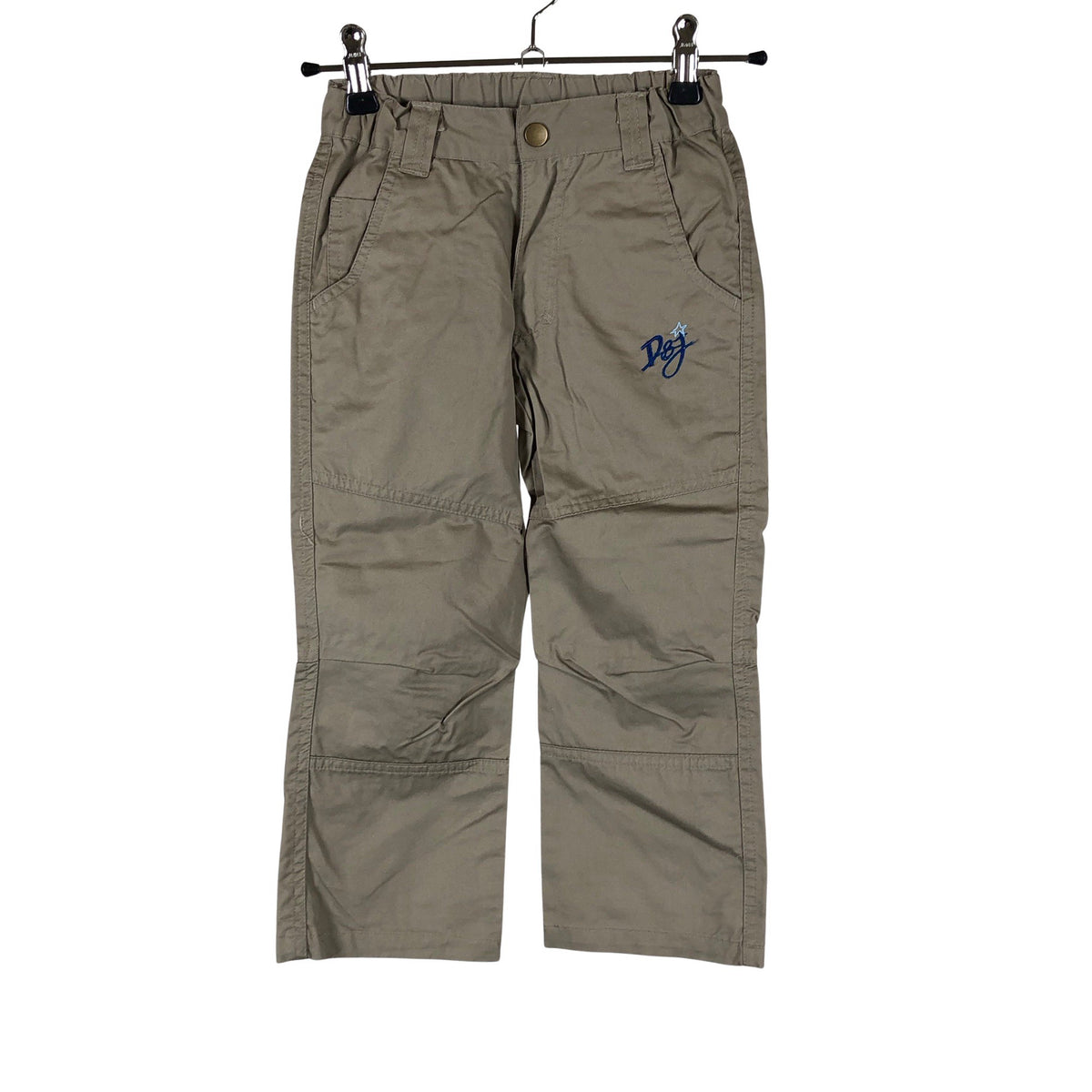 Poikien D&J Familjeklubben - Kangashousut, koko 104 - 110 - Beige (1)
