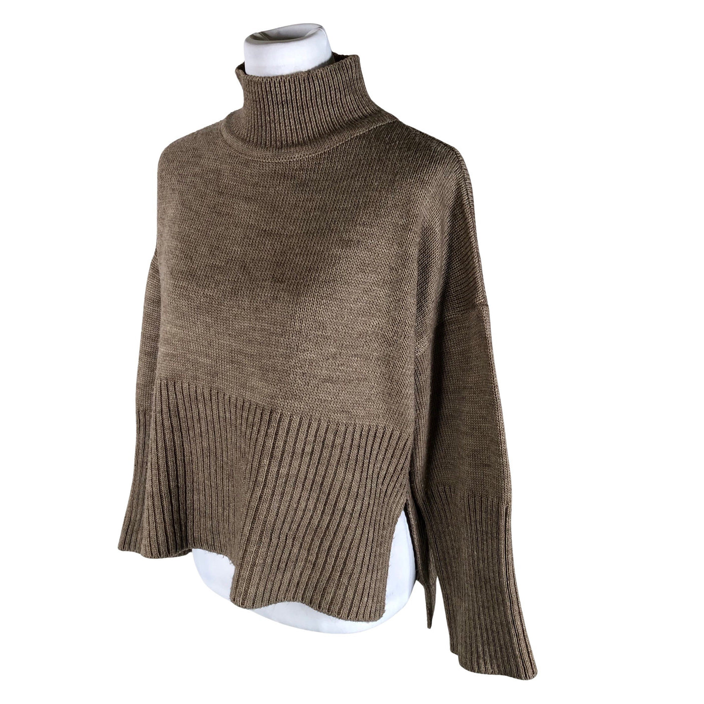 Naisten Trendyol - Neulepaita, koko 36 - Ruskea (2)