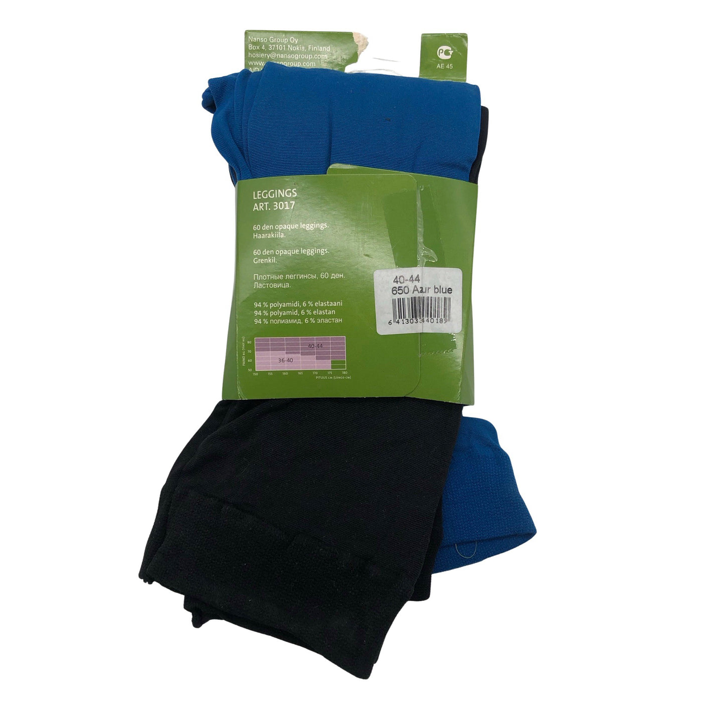 Naisten Norlyn - Leggingsit, koko 40 - Sininen (2)