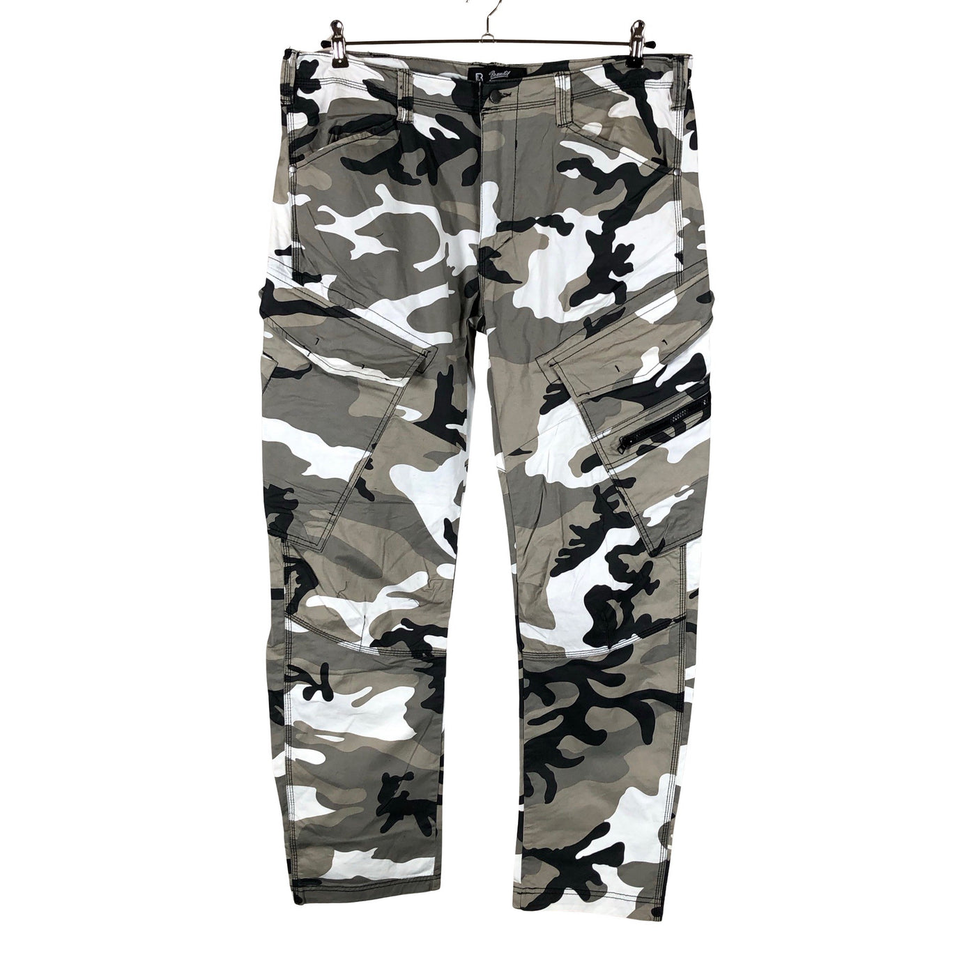 Miesten Brandit - Cargohousut, koko XL - Harmaa (1)