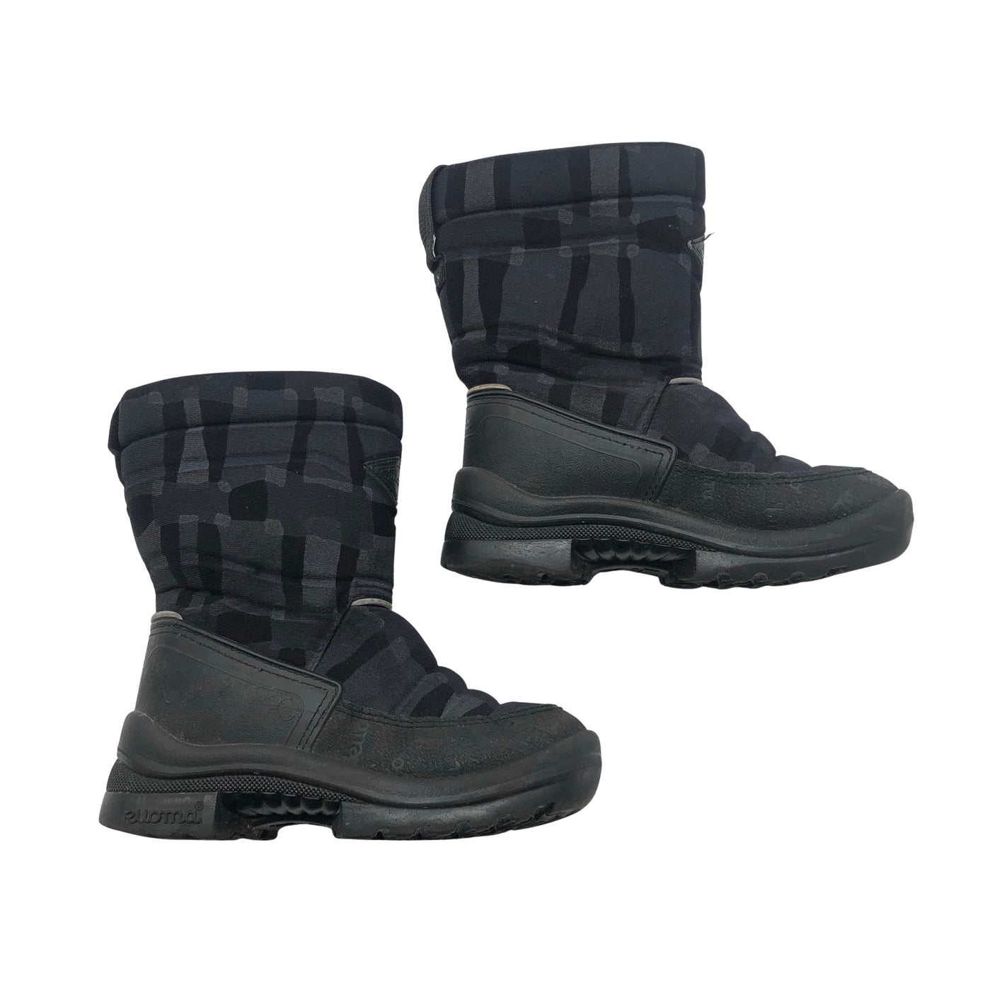 Unisex Kuoma - Talvikengät, koko 28 - Musta (1)