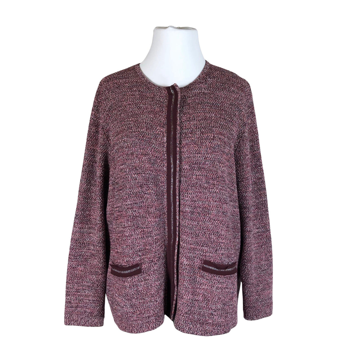 Naisten Gerry Weber - Neuletakki, koko 46 - Violetti (1)