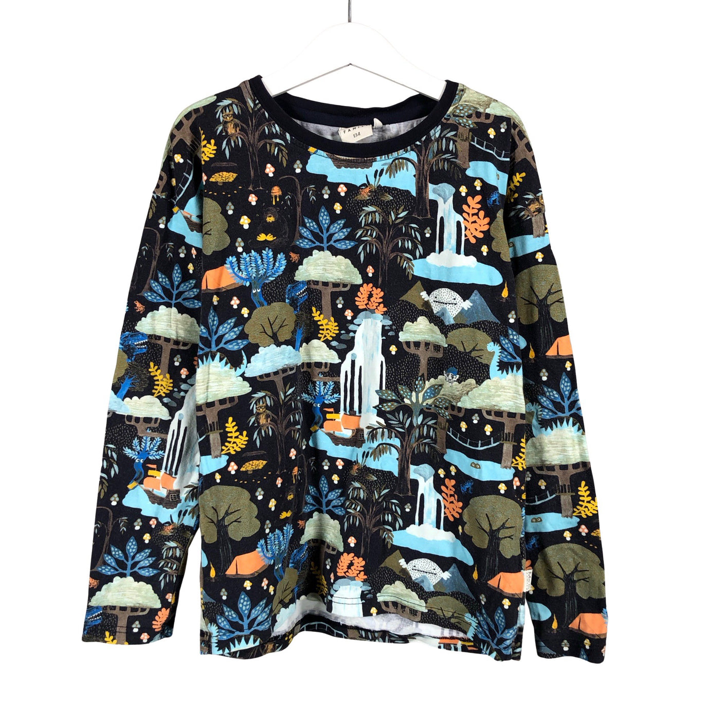 Unisex Ma-ia Family - Trikoopaita, koko 128 - 134 - Sininen (1)