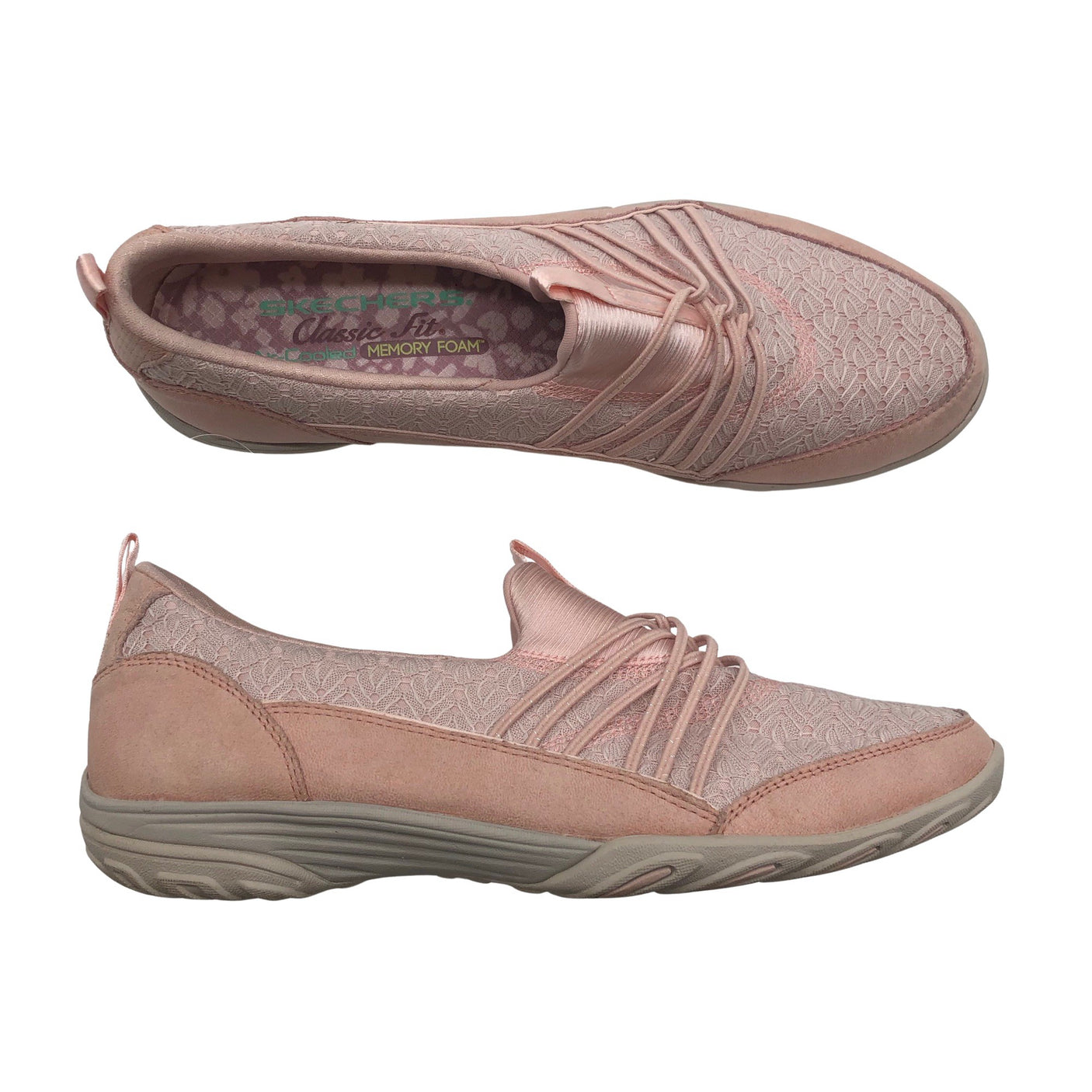 Naisten Skechers - Tennarit, koko 38 - Vaaleanpunainen (1)