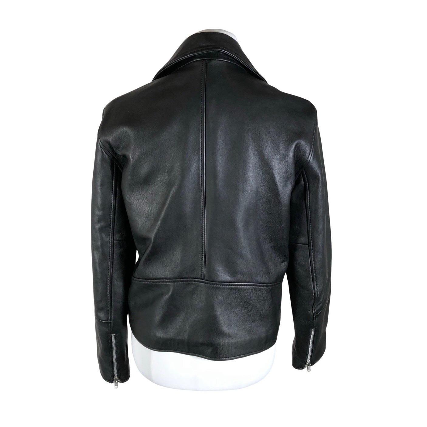 Naisten Samsoe&Samsoe - Nahkatakki, koko 40 - Musta (2)