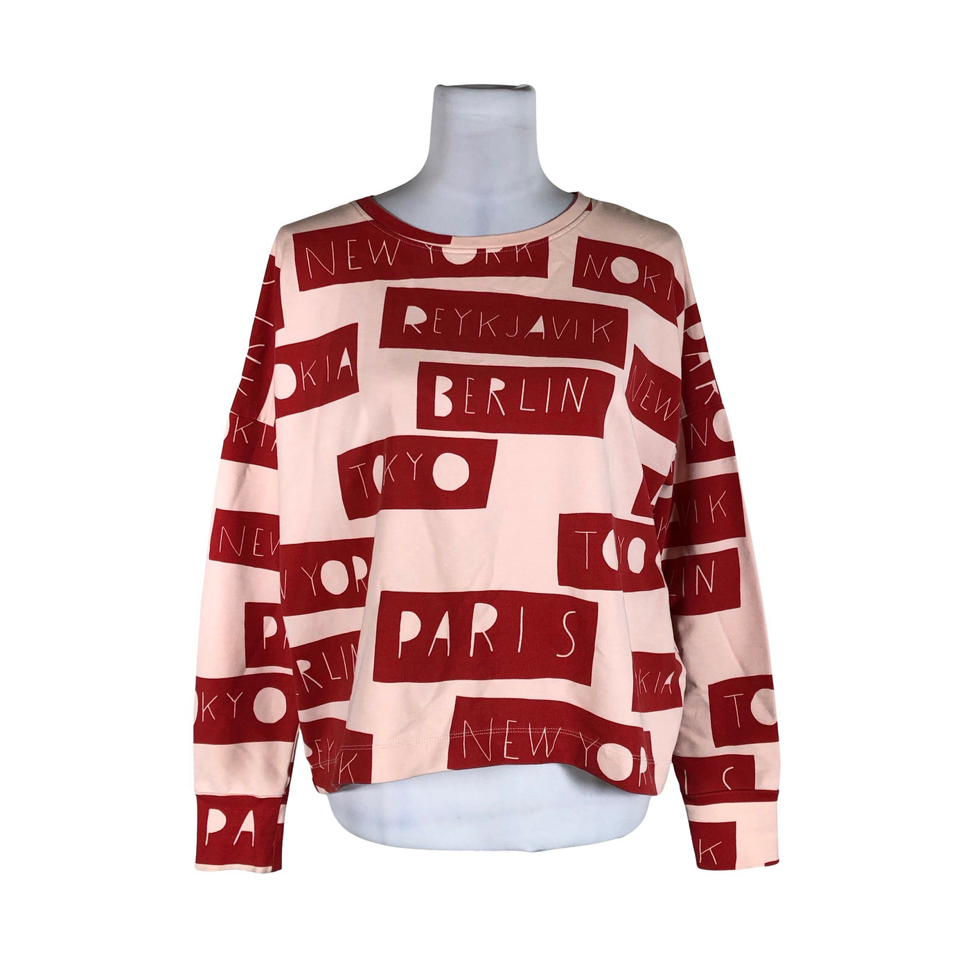 Naisten Papu - Collegepaita, koko 34 - Vaaleanpunainen (1)