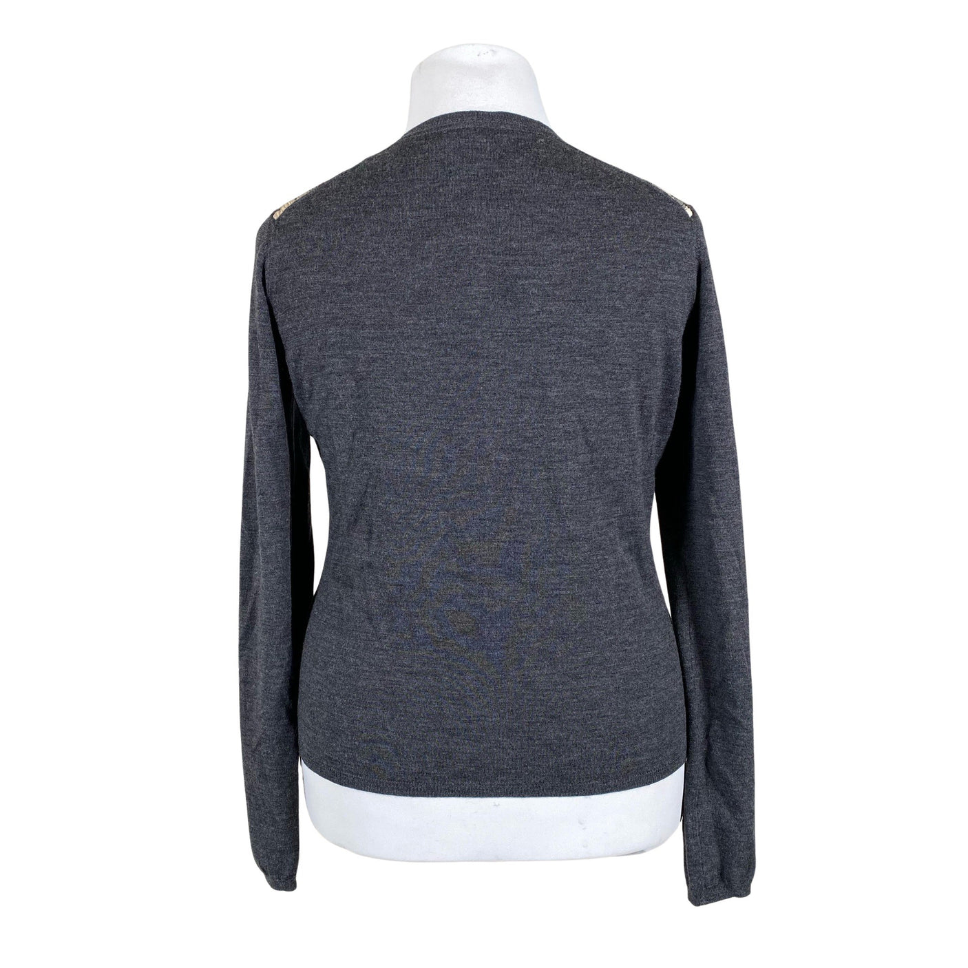 Naisten Burberry Brit - Neuletakki, koko 42 - Harmaa (2)