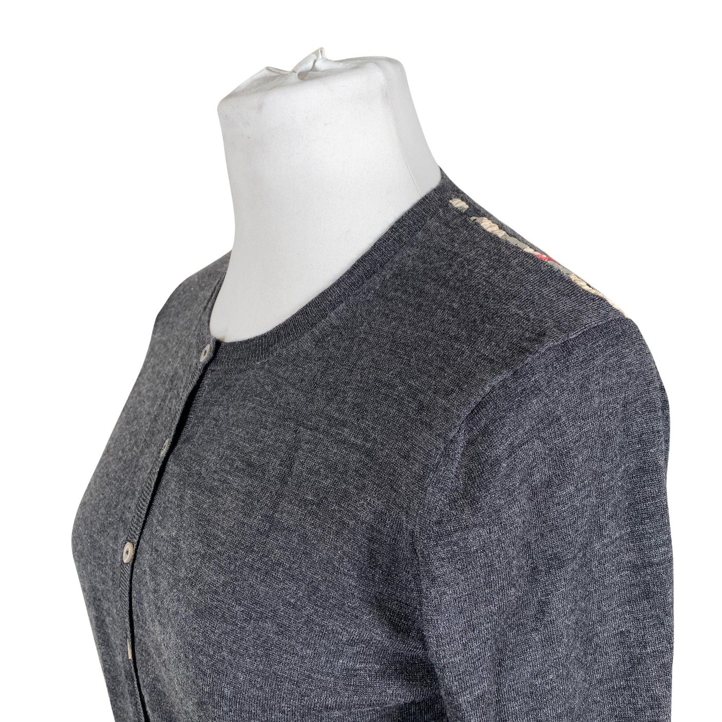 Naisten Burberry Brit - Neuletakki, koko 42 - Harmaa (3)