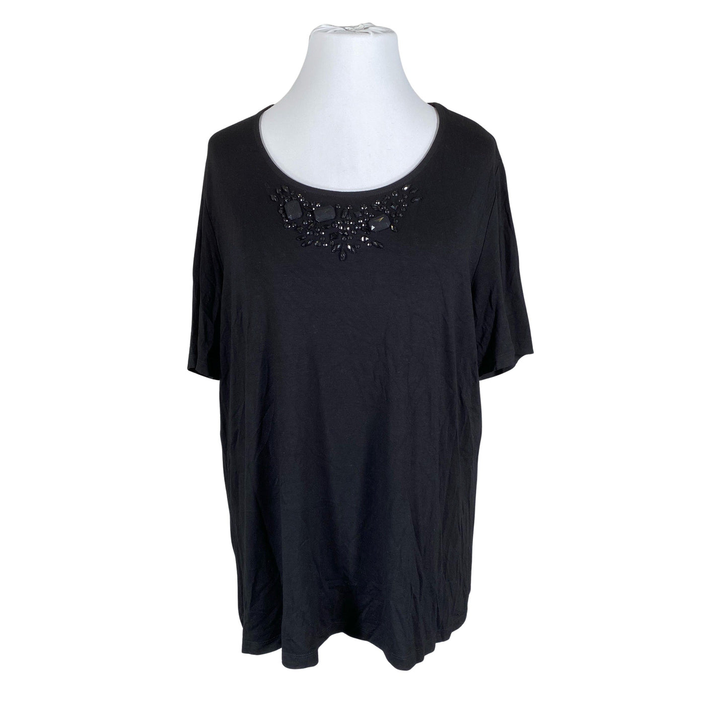 Naisten Samoon - T-paita, koko 50 - Musta (1)