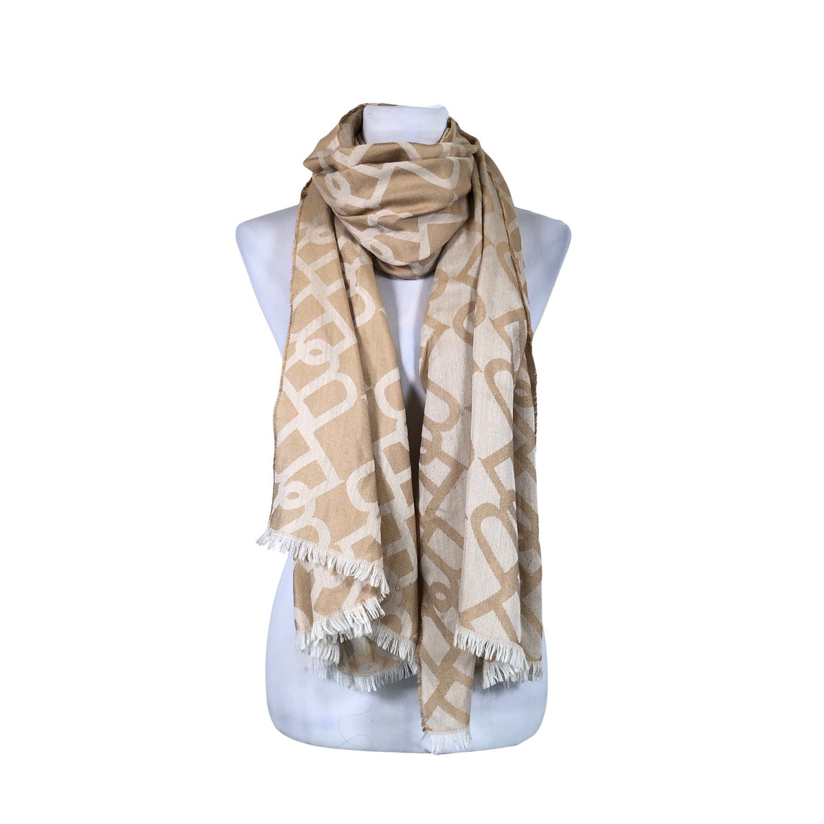 Naisten Balmuir - Huivi, koko Midi - Beige (1)