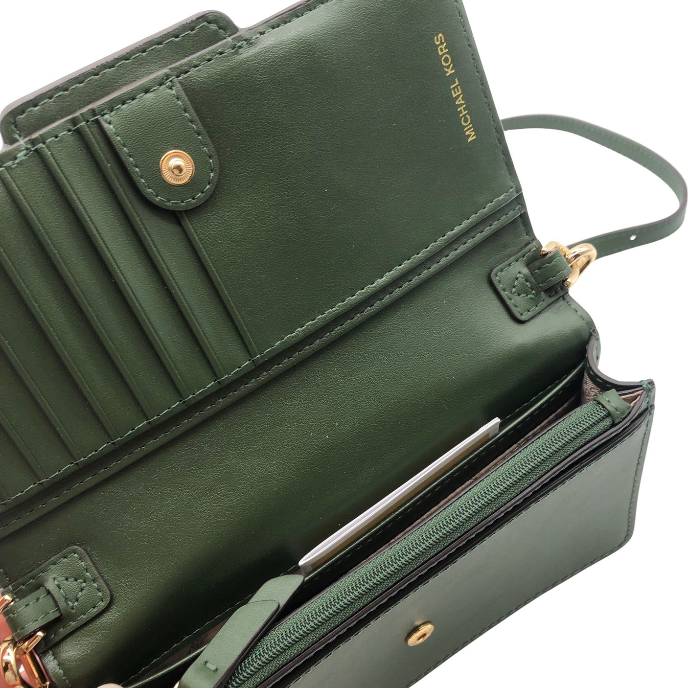 Naisten Michael Kors - Olkalaukku, koko Mini - Vihreä (3)