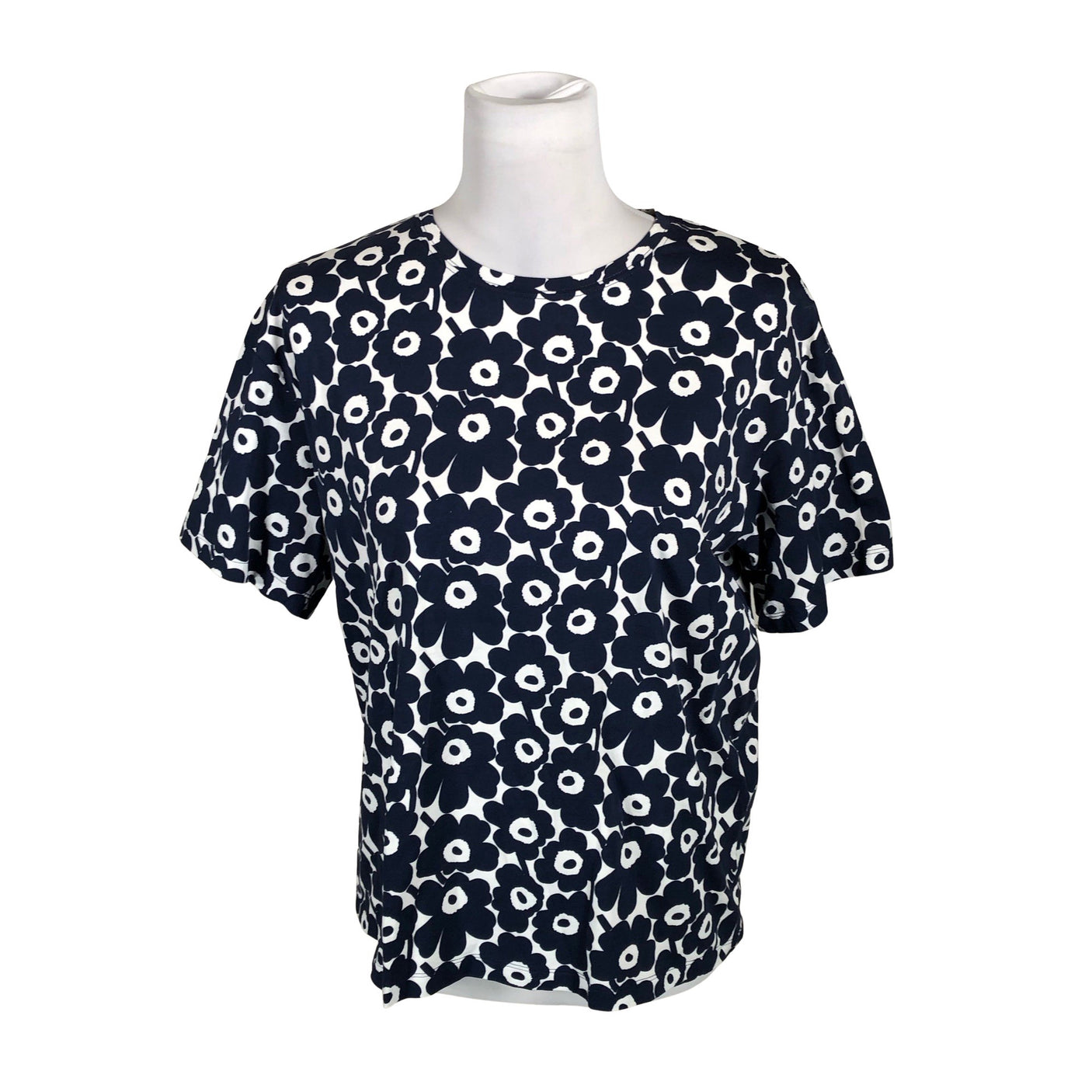 Naisten Marimekko - T-paita, koko 38 - Sininen (1)