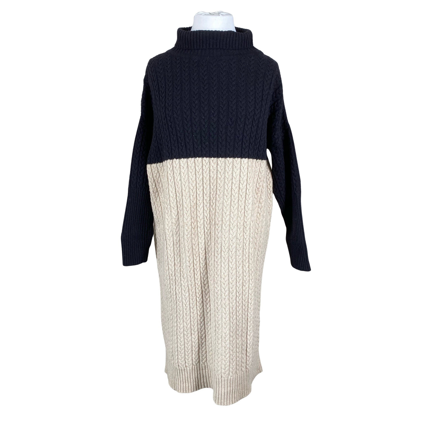 Naisten Papu - Neulemekko, koko 48 - Beige (1)