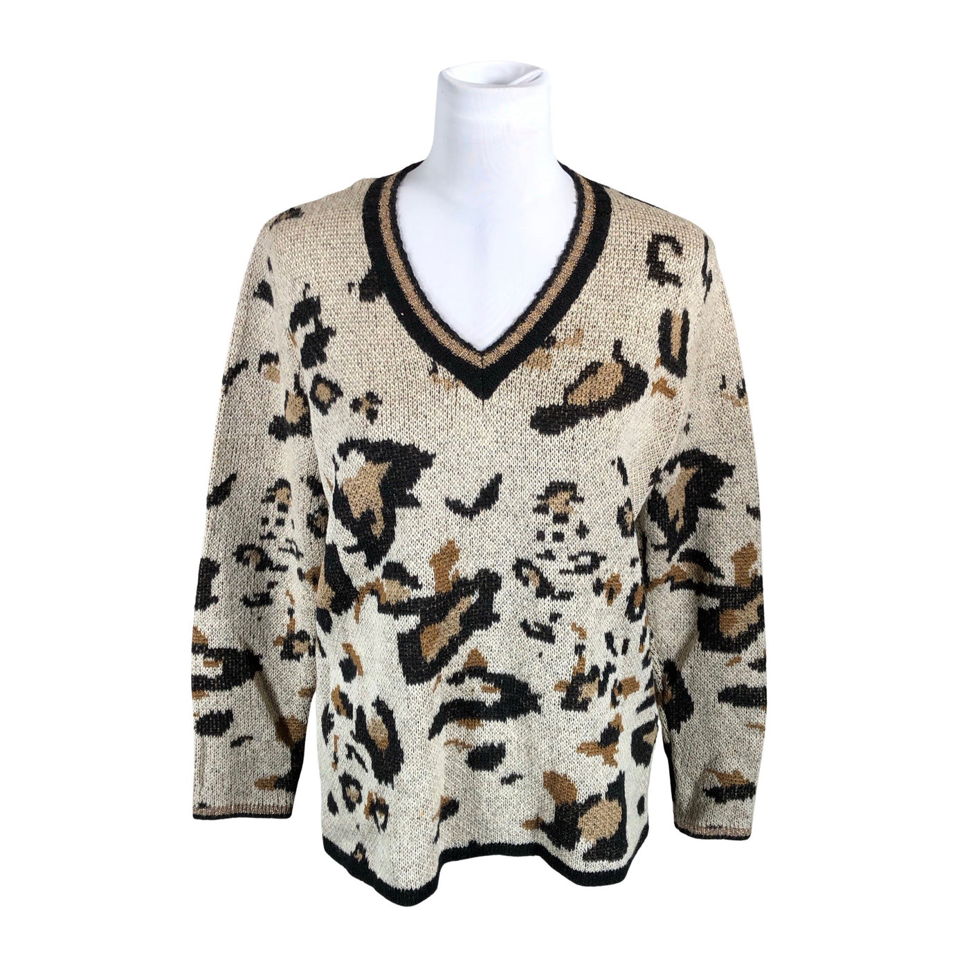 Naisten Gerry Weber - Neulepaita, koko 40 - Ruskea (1)