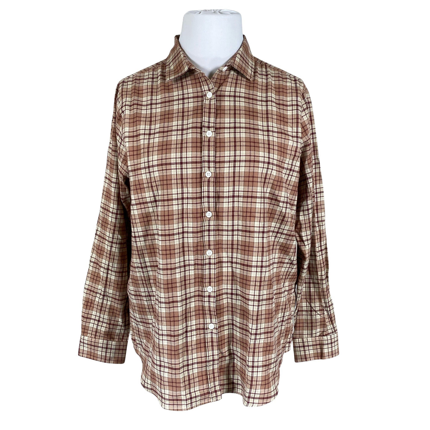 Naisten Lexington - Flanellipaita, koko 42 - Ruskea (1)