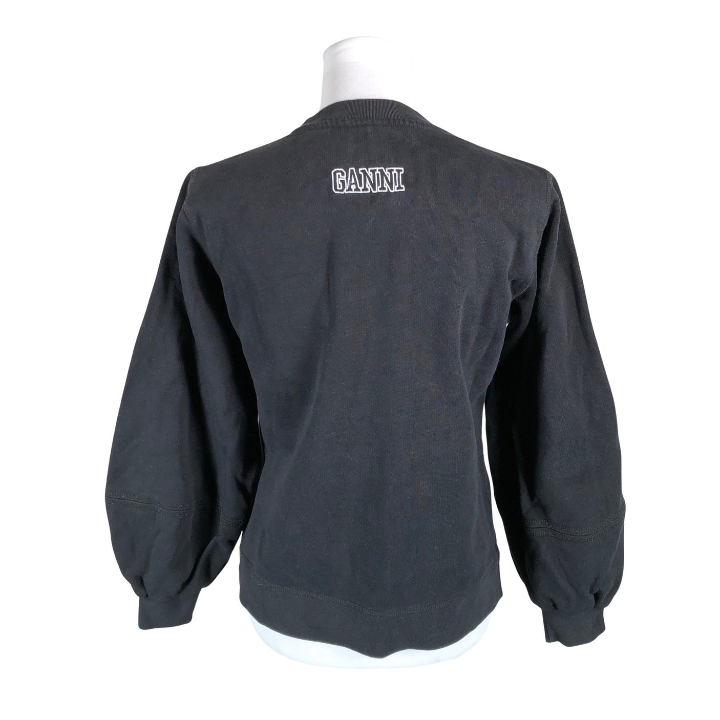 Naisten Ganni - Collegepaita, koko 36 - Musta (2)