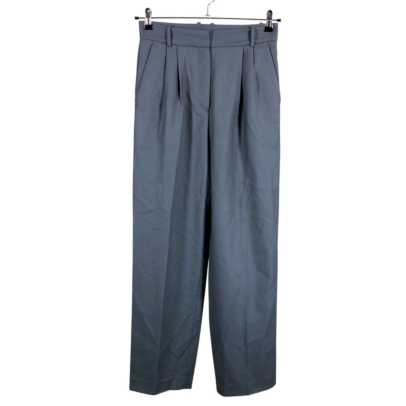 Naisten Massimo Dutti - Suorat housut, koko 38 - Harmaa (1)