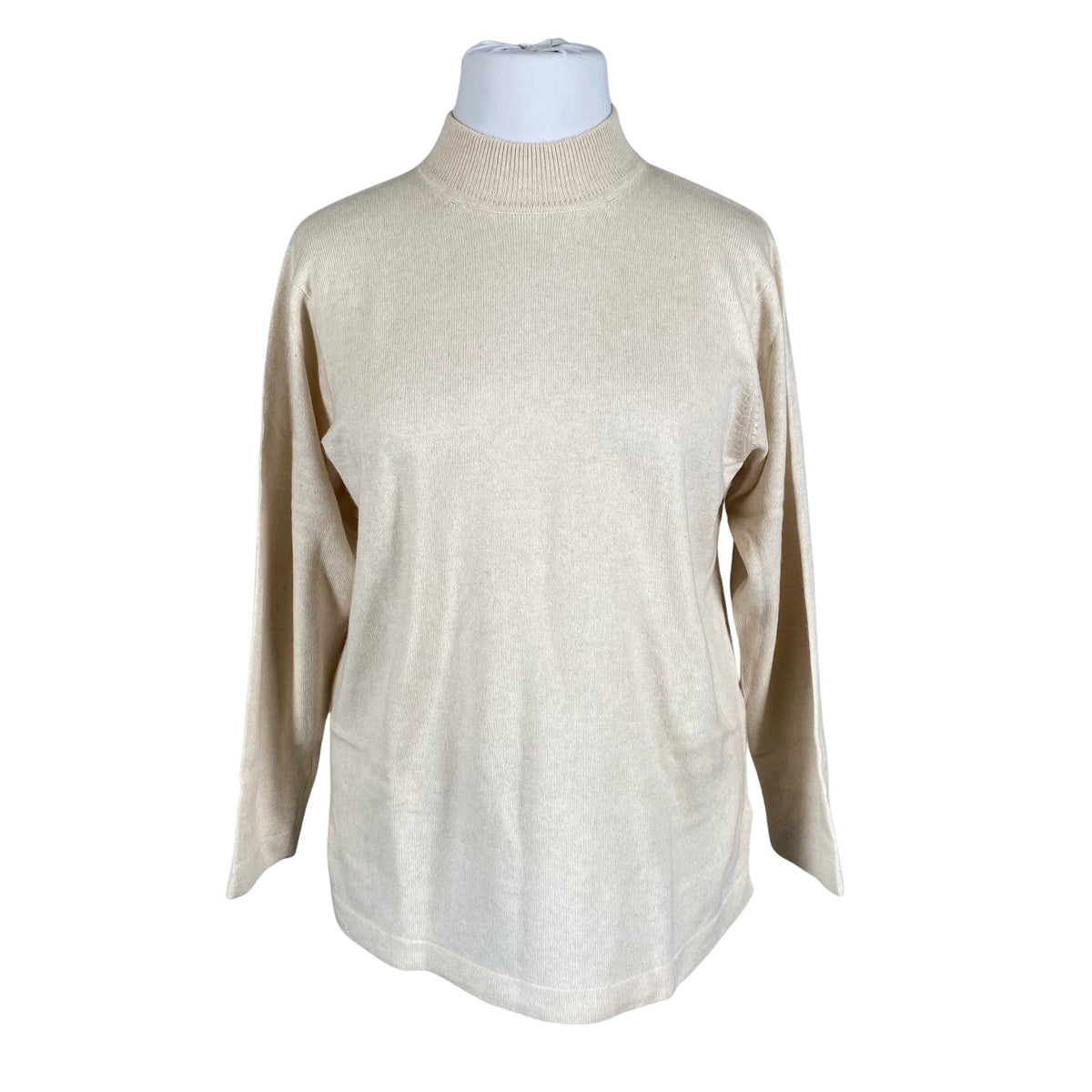 Naisten Global - Neulepaita, koko 42 - Beige (1)