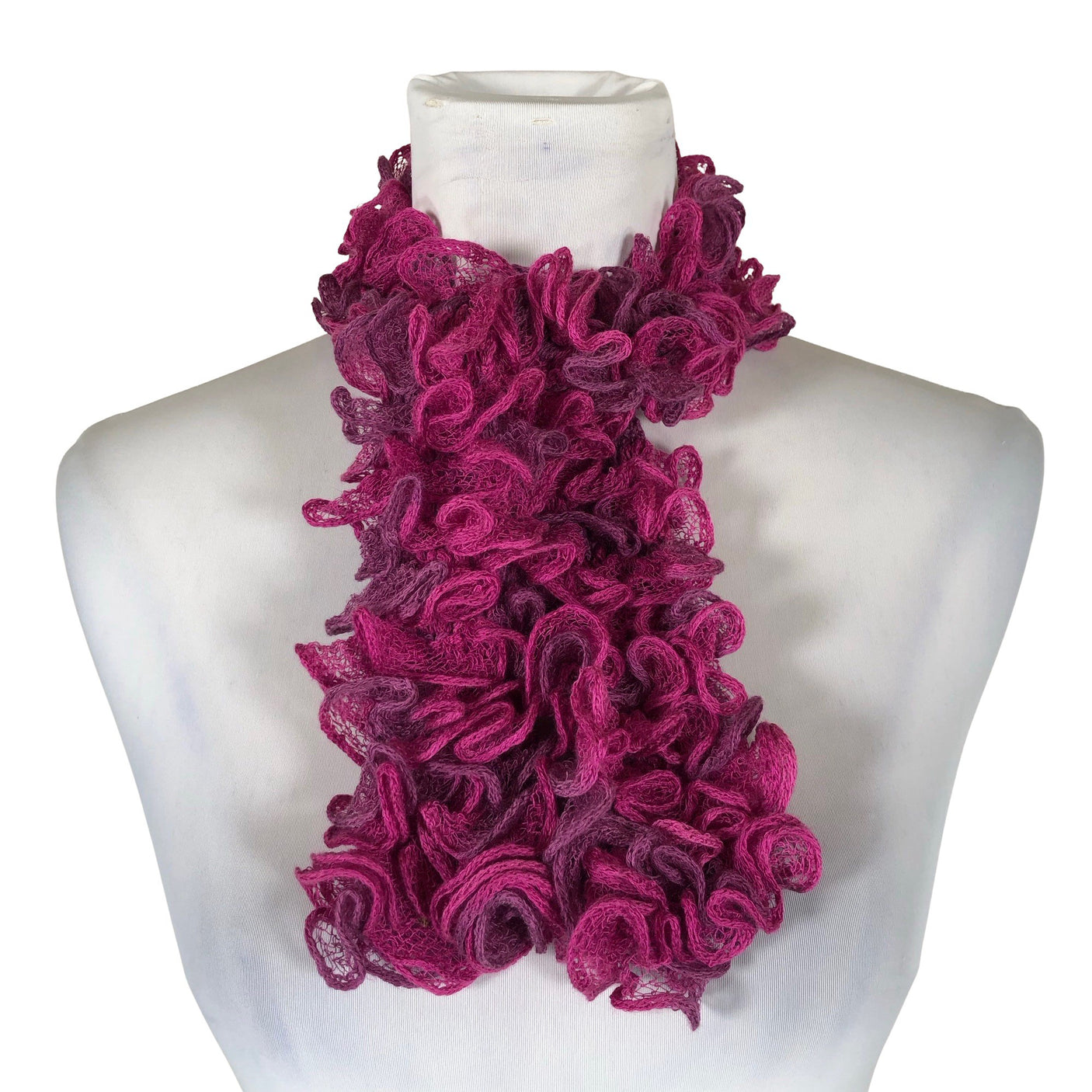 Naisten Handmade - Kaulaliina, koko Midi - Violetti (1)