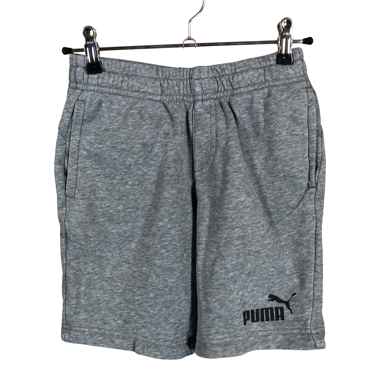 Unisex Puma - Collegeshortsit, koko 134 - 140 - Harmaa (1)