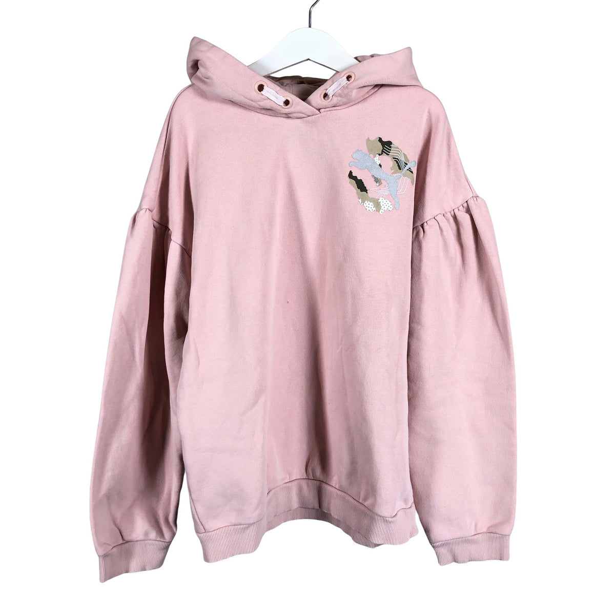 Tyttöjen Puma - Huppari, koko 146 - 152 - Vaaleanpunainen (1)