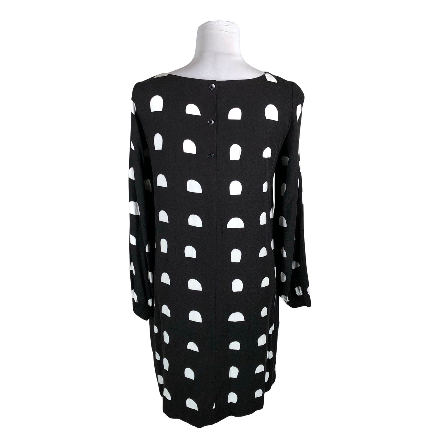 Naisten Marimekko - Sifonkimekko, koko 36 - Musta (2)