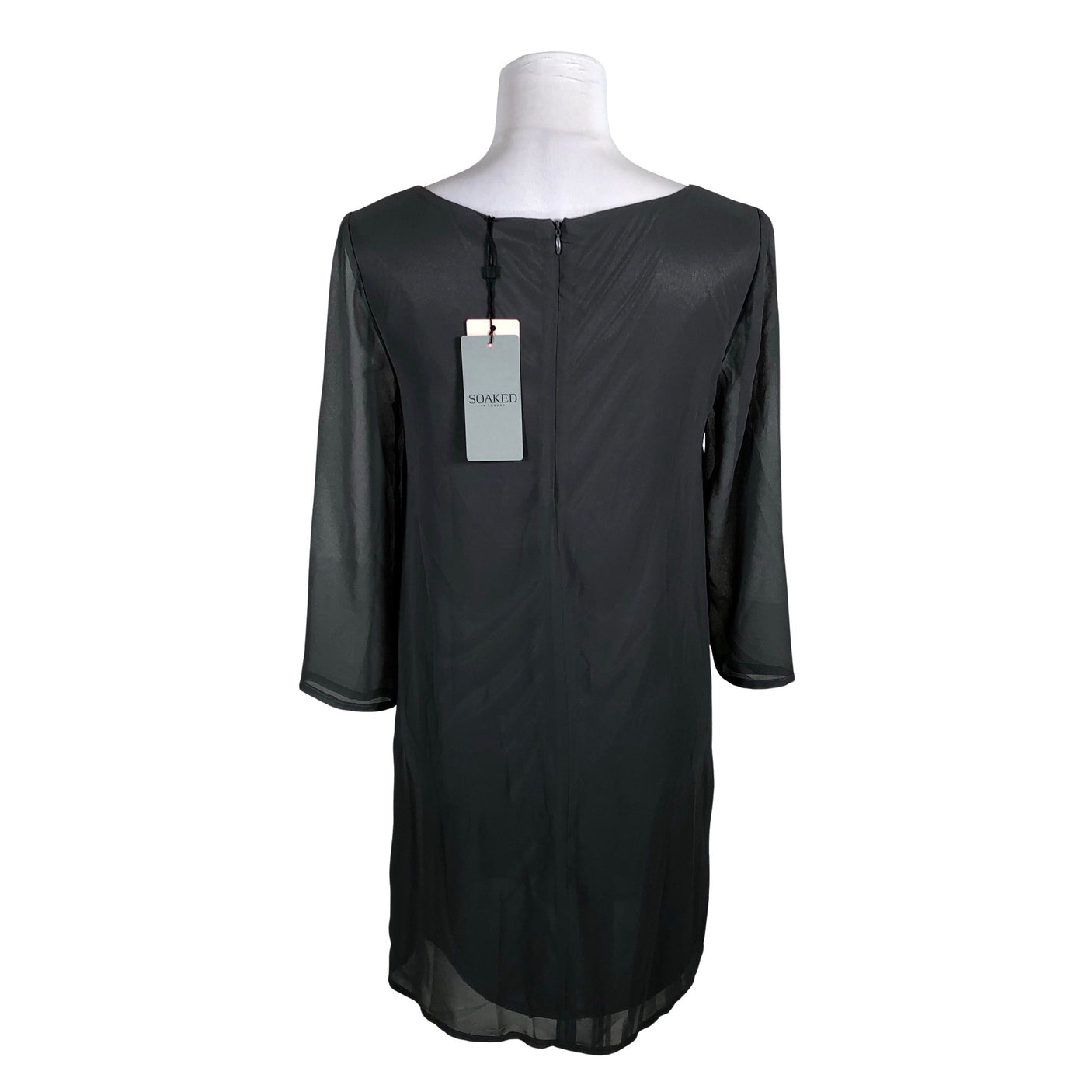 Naisten Soaked - Sifonkimekko, koko 36 - Harmaa (2)