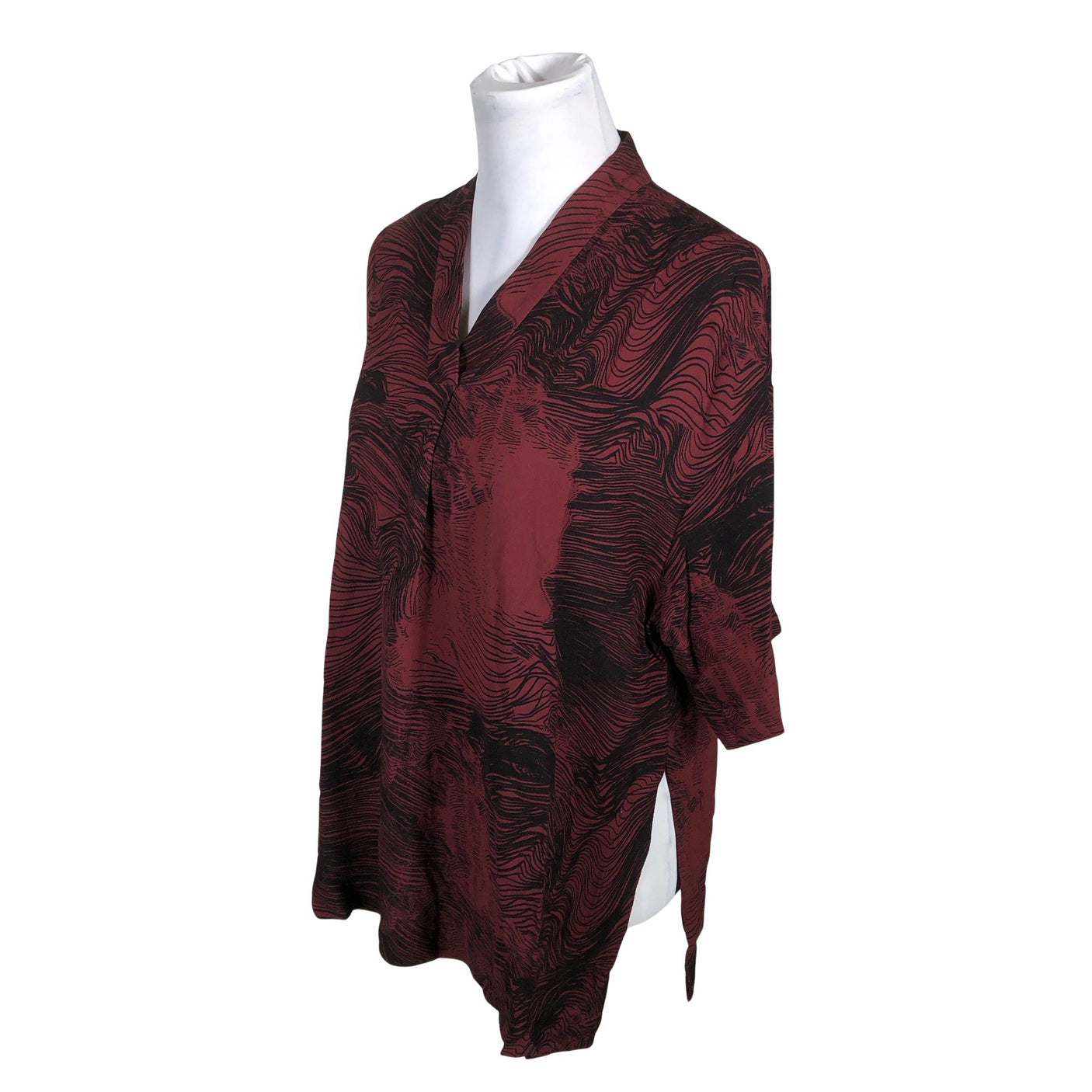 Naisten Marimekko - Kangastunika, koko 34 - Viininpunainen (2)