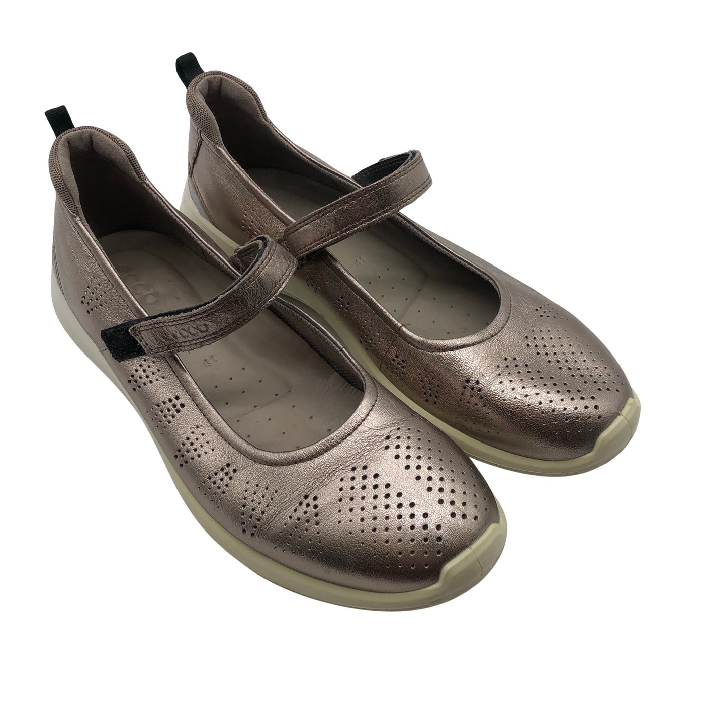 Naisten Ecco - Kävelykengät, koko 41 - Kulta (2)