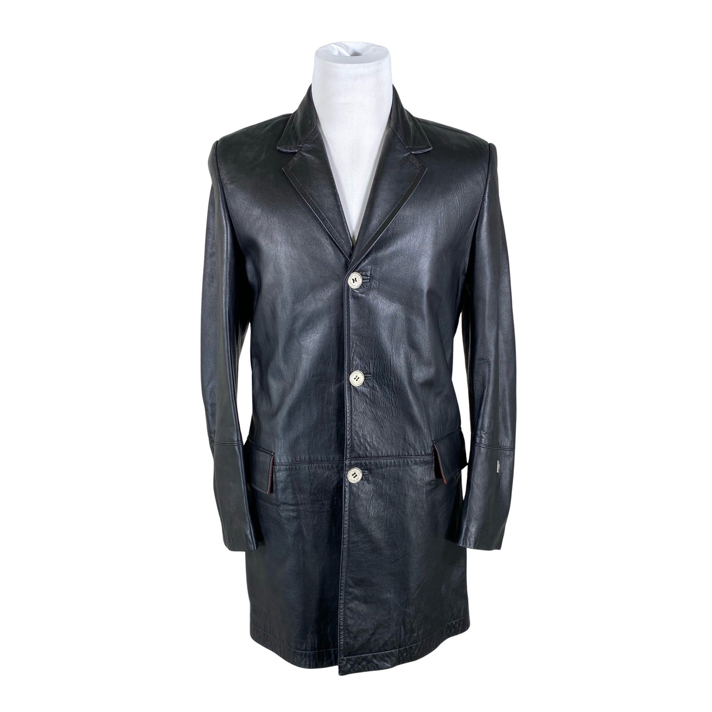 Miesten Versace Jeans Couture - Nahkatakki, koko S - Musta (1)