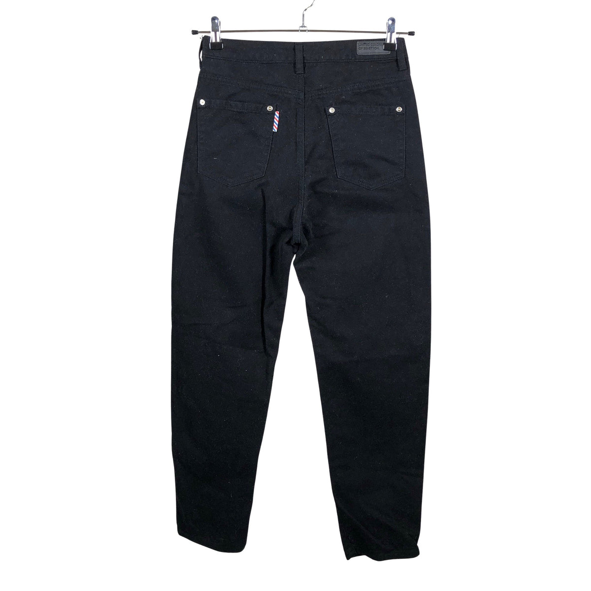 Naisten Benetton - Farkut, koko W27 - Musta (2)