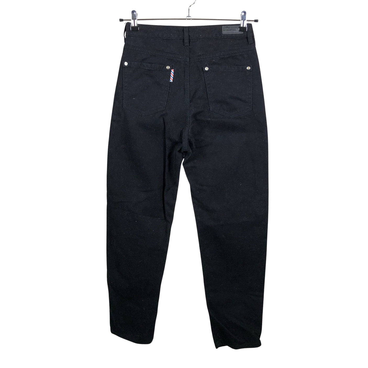 Naisten Benetton - Farkut, koko W27 - Musta (2)