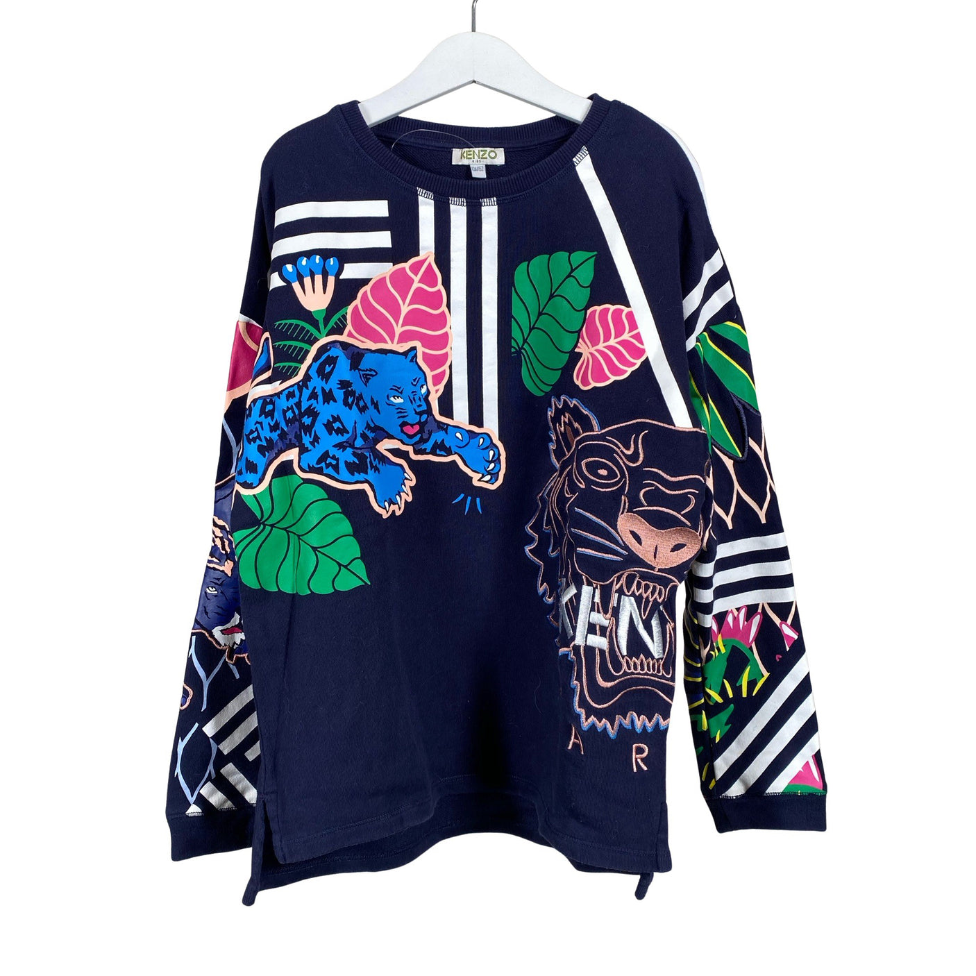 Tyttöjen Kenzo - Collegepaita, koko 146 - 152 - Sininen (1)