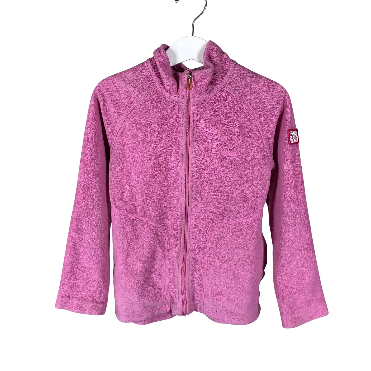 Unisex Reima - Fleecetakki, koko 110 - 116 - Vaaleanpunainen (1)