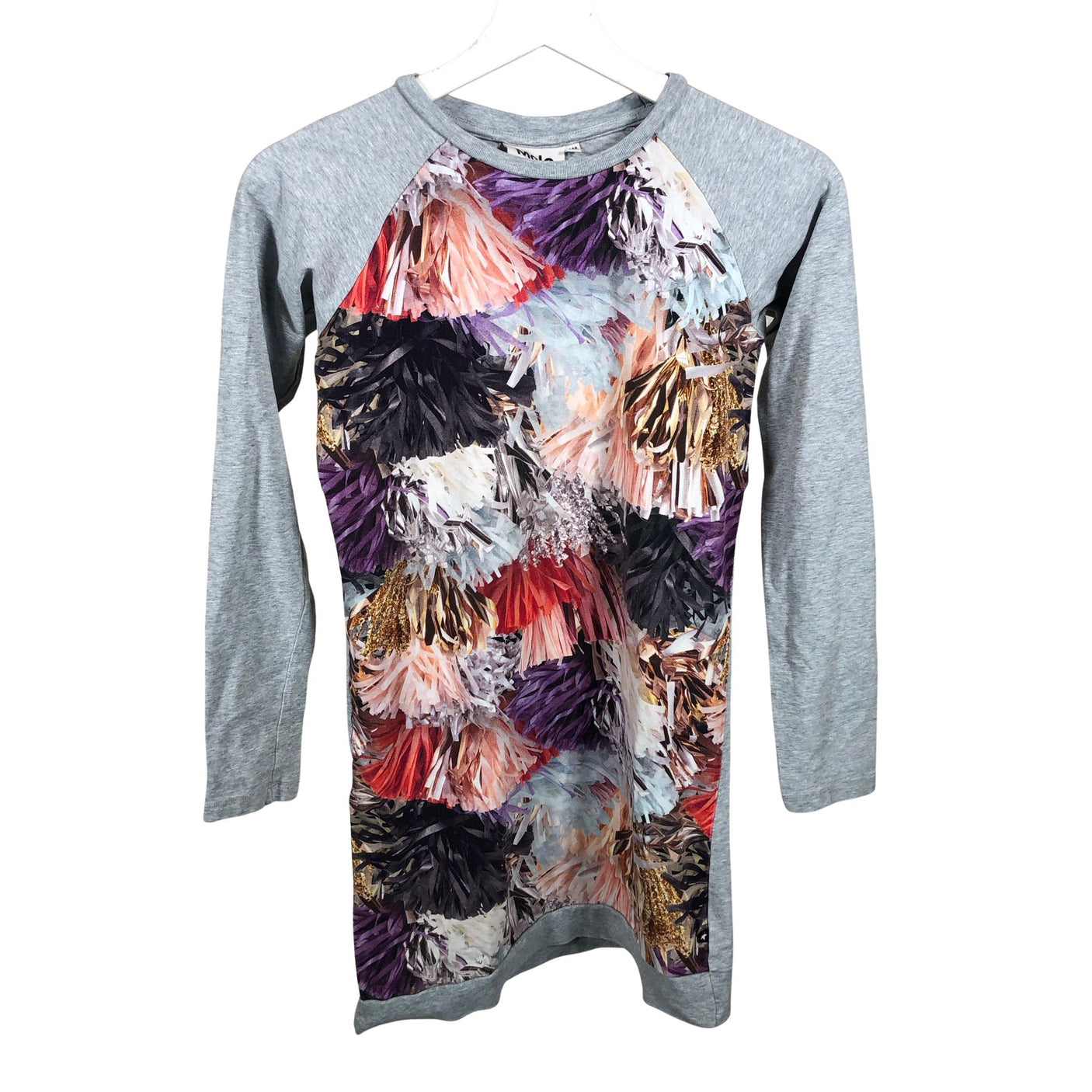 Tyttöjen Molo Kids - Trikoomekko, koko 158 - 164 - Harmaa (1)