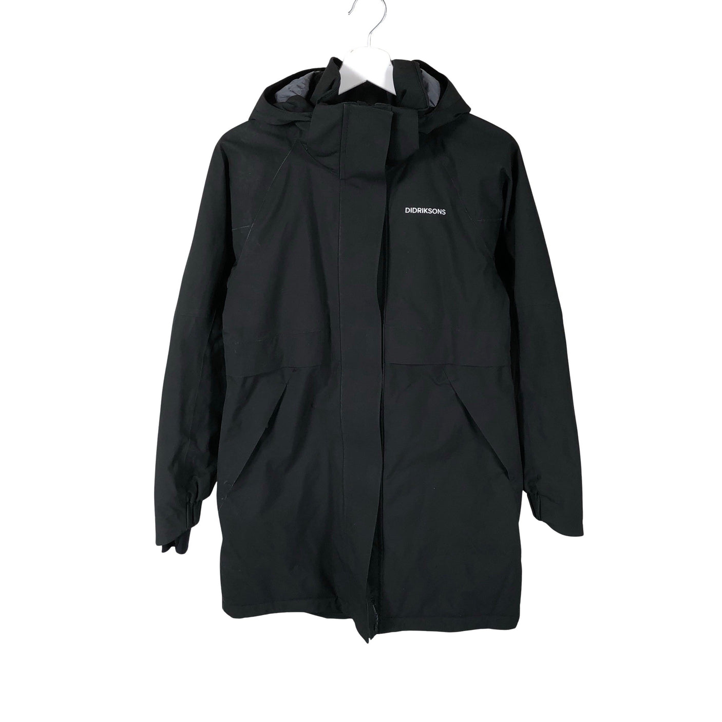 Unisex Didriksons - Toppatakki, koko 158 - 164 - Musta (1)