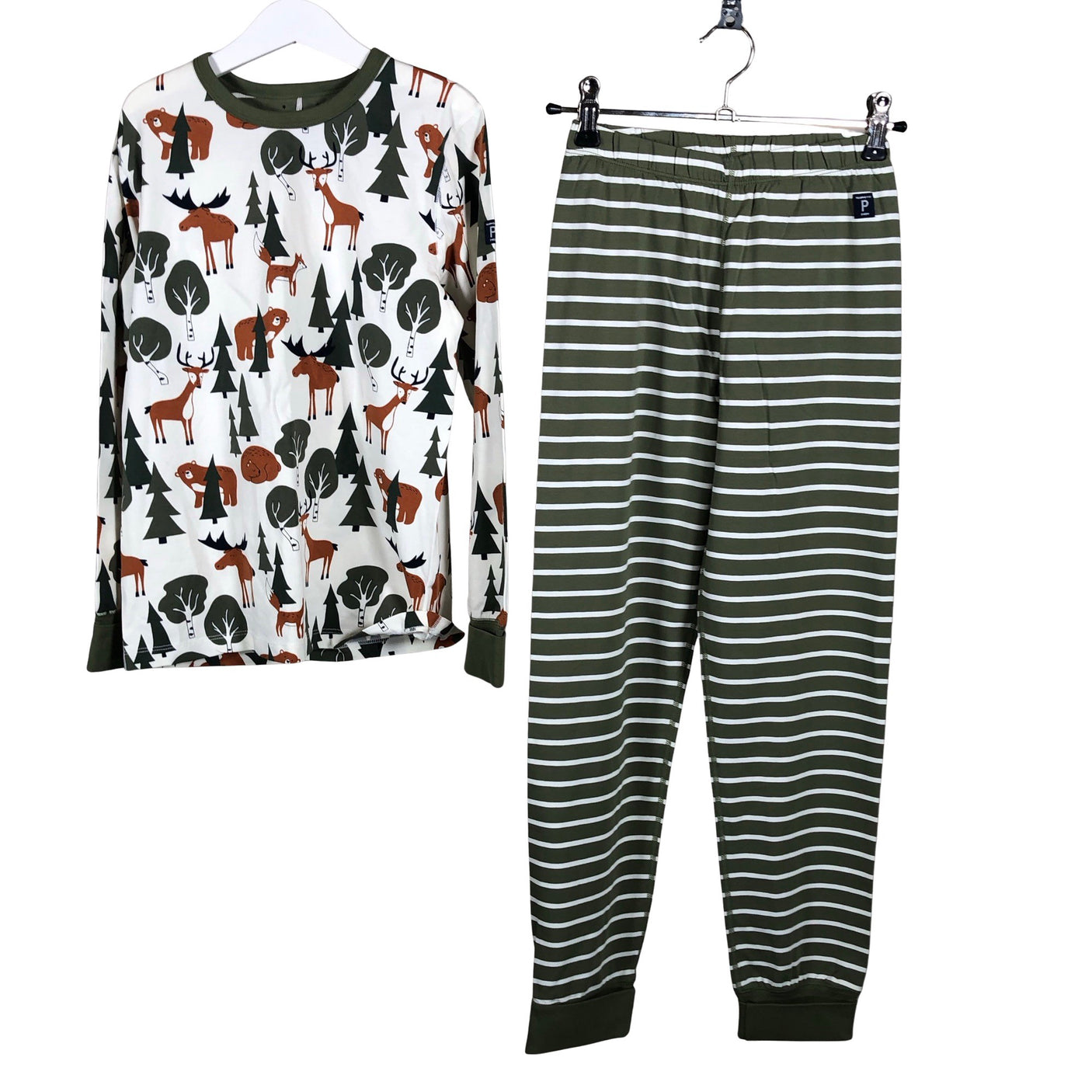 Unisex Polarn O. Pyret - Yöasu, koko 134 - 140 - Vihreä (1)