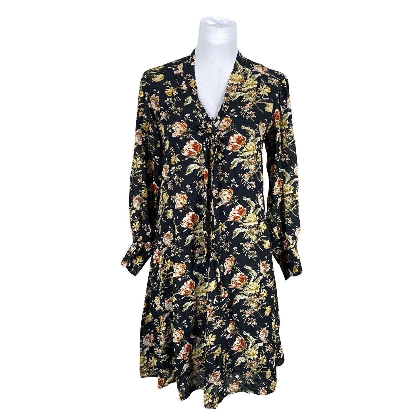 Naisten Andiata - Sifonkimekko, koko 36 - Musta (1)