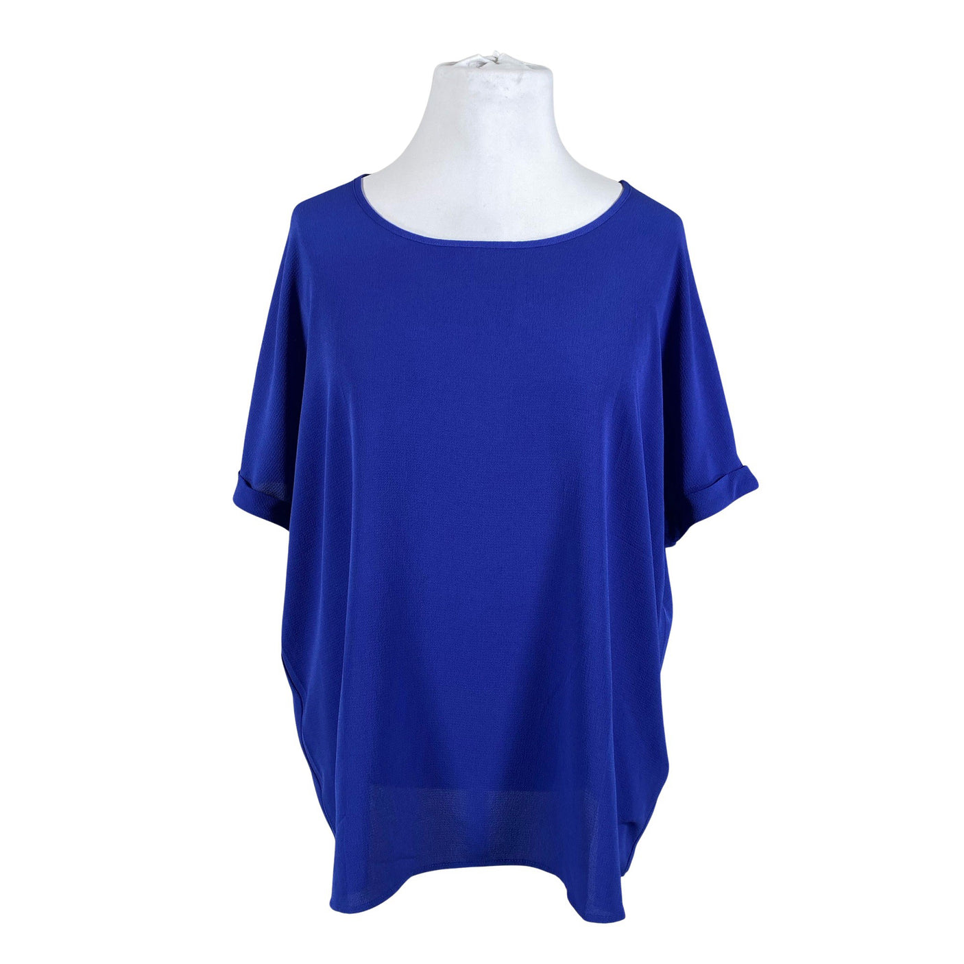 Naisten Zizzi - Lyhythihainen pusero, koko 46 - Sininen (1)