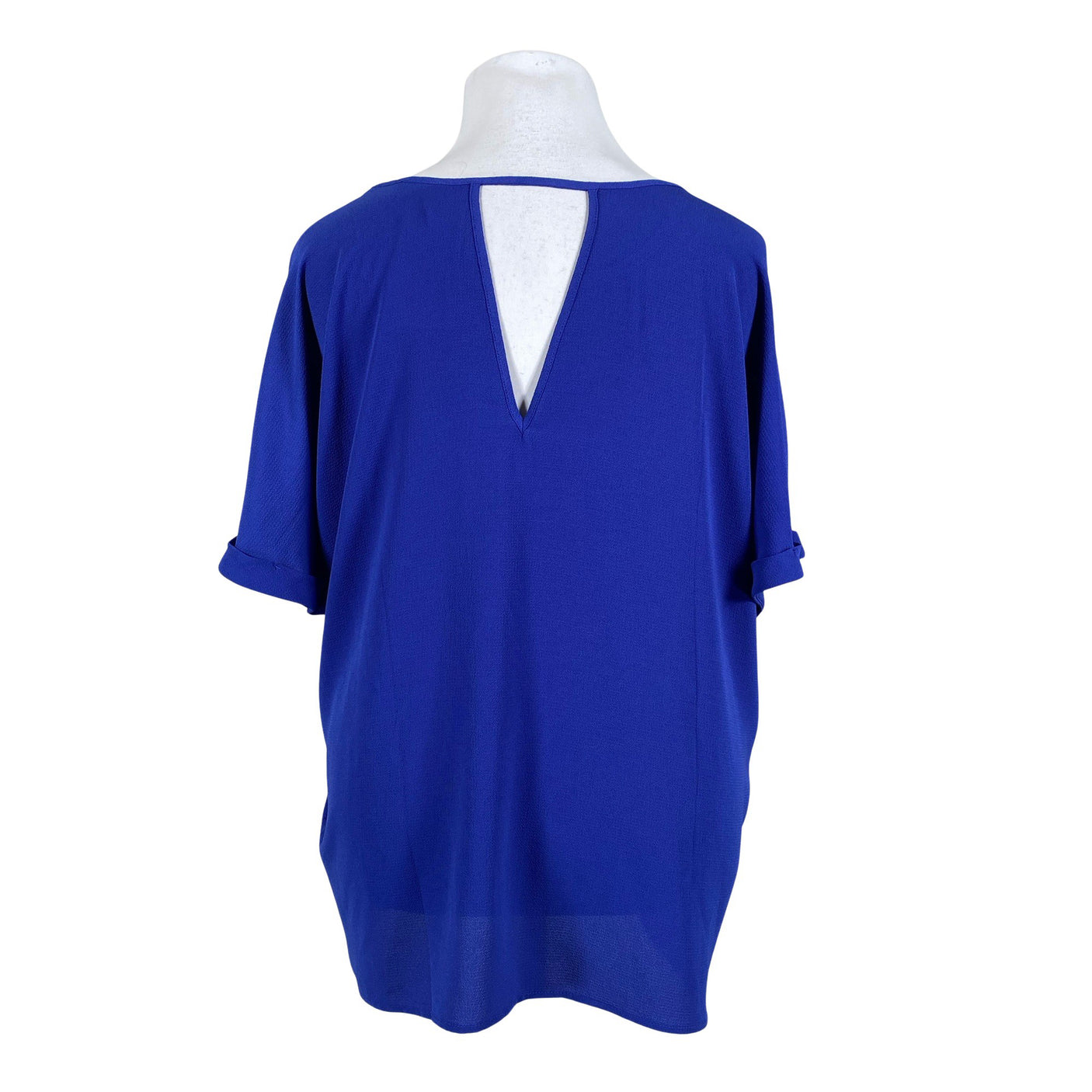 Naisten Zizzi - Lyhythihainen pusero, koko 46 - Sininen (2)