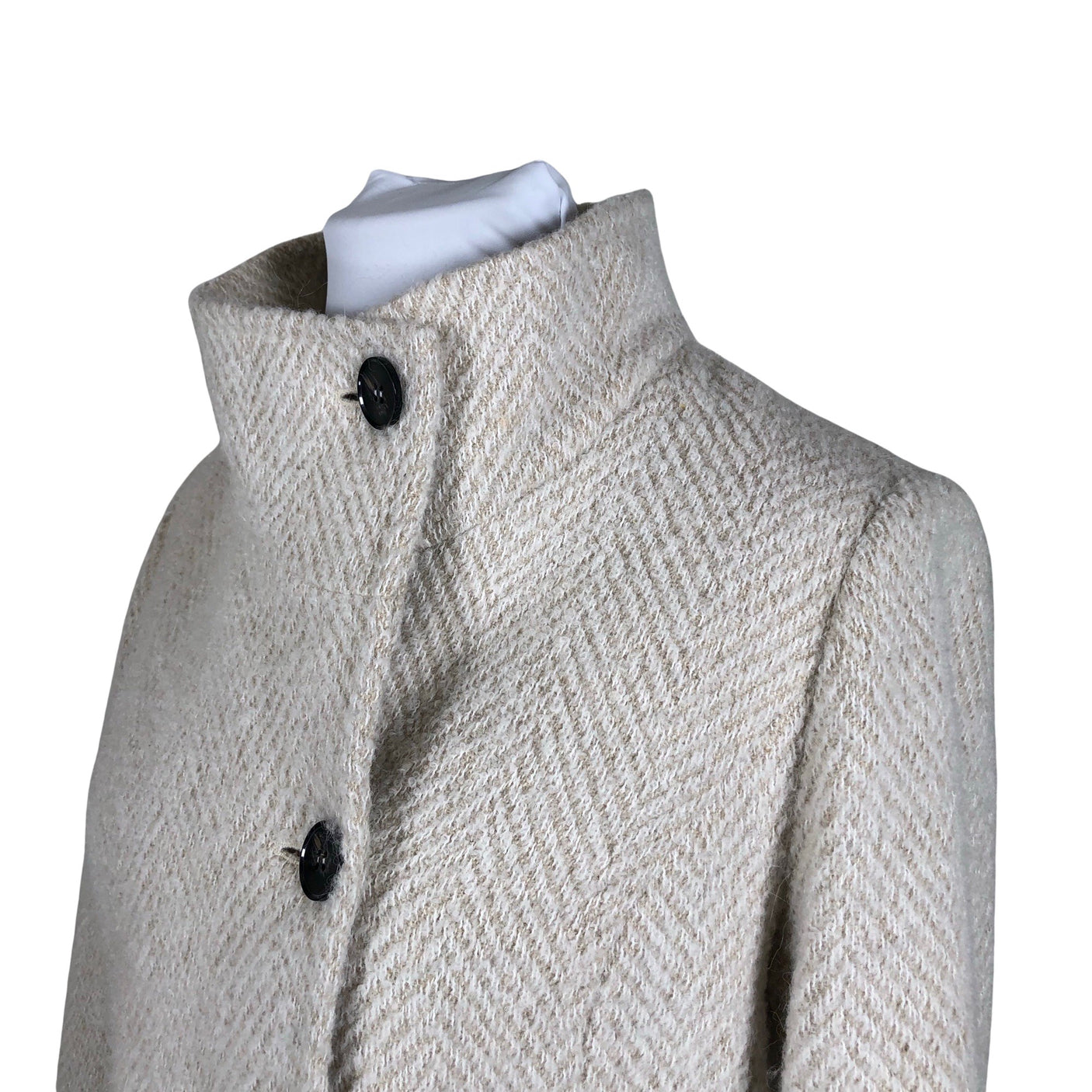 Naisten Caroll - Villakangastakki, koko 44 - Beige (3)