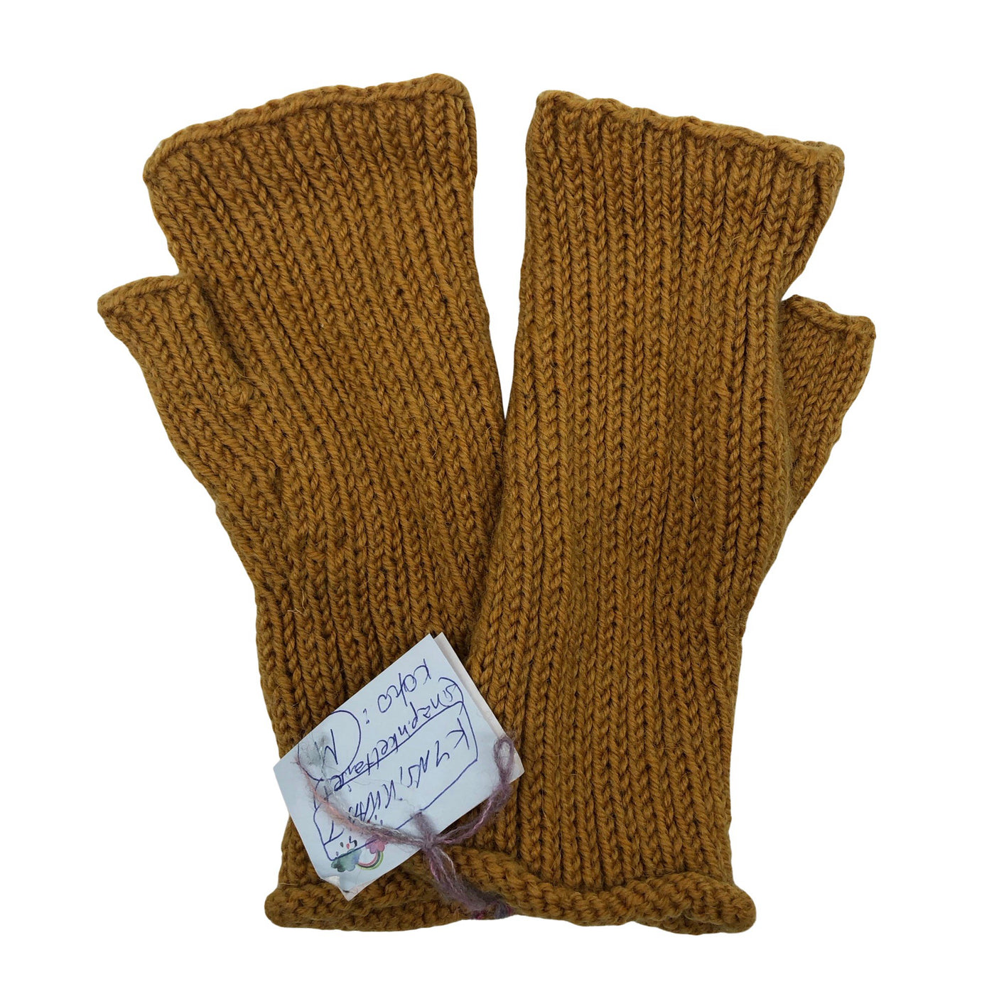 Naisten Handmade - Sormikkaat, koko Ei kokoa - Keltainen (1)