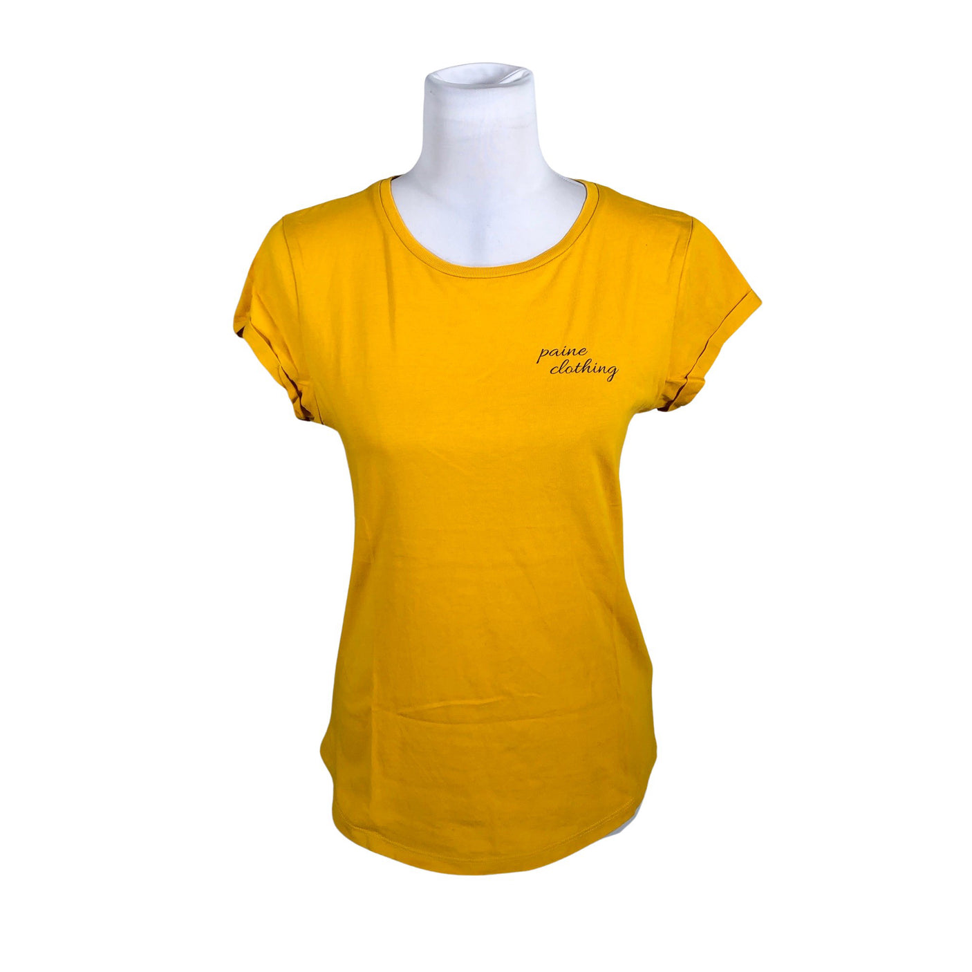 Naisten Paine Clothing - T-paita, koko 36 - Keltainen (1)