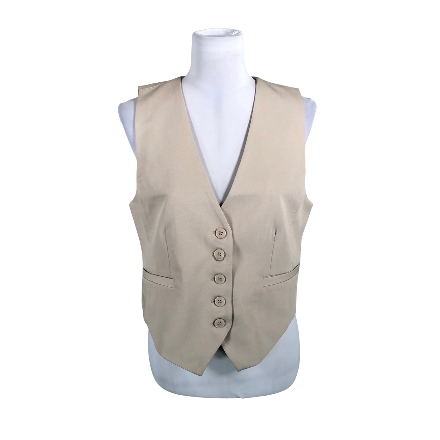Naisten Kaffe - Liivi, koko 38 - Beige (1)