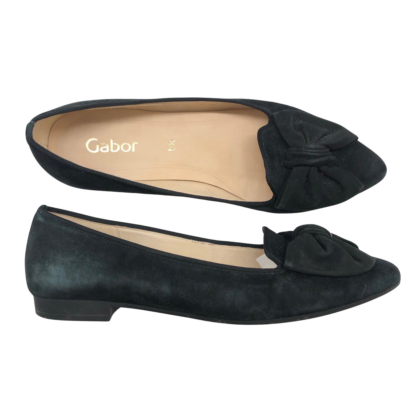 Naisten Gabor - Loaferit, koko 38 - Musta (1)