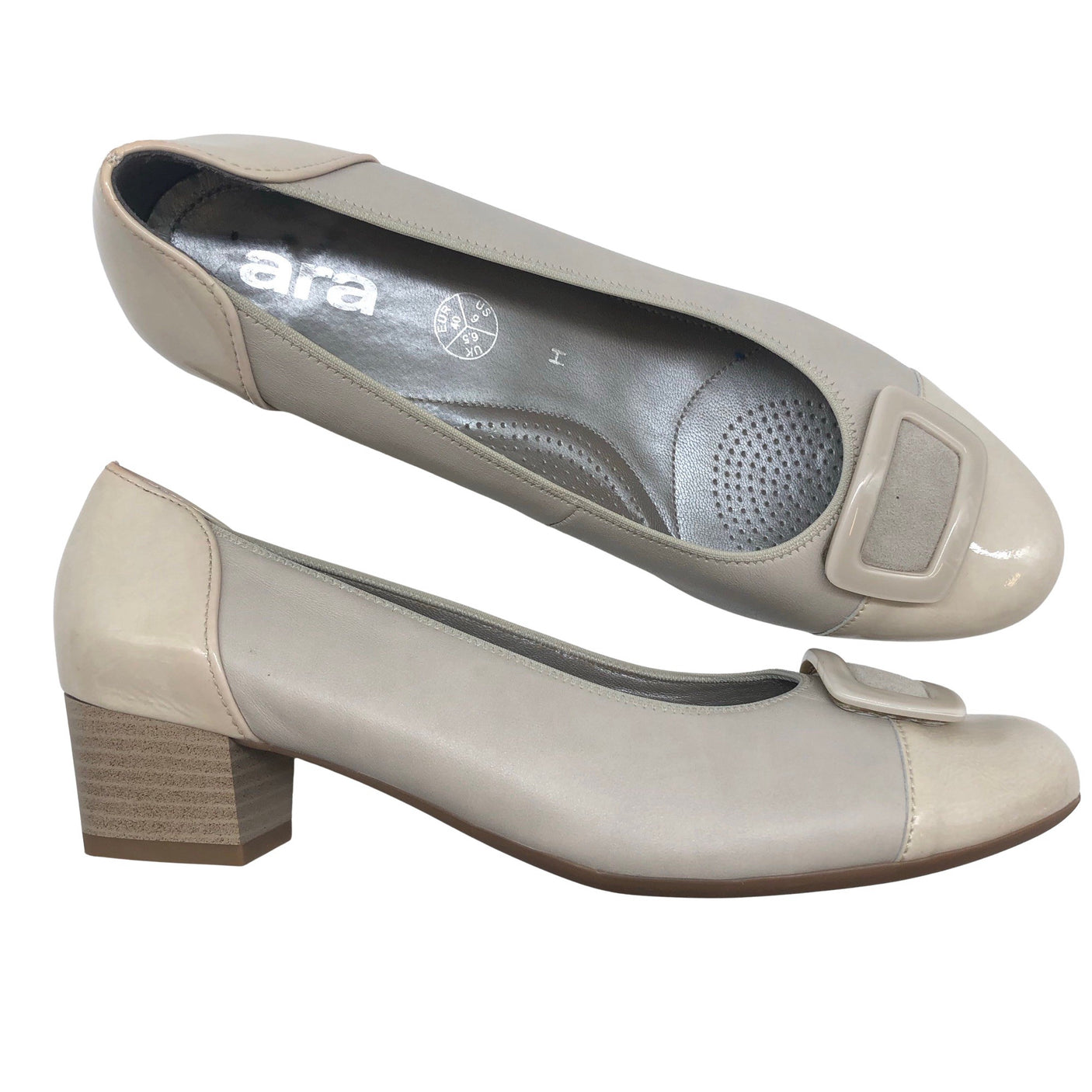 Naisten Ara - Korkokengät, koko 39 - Beige (1)