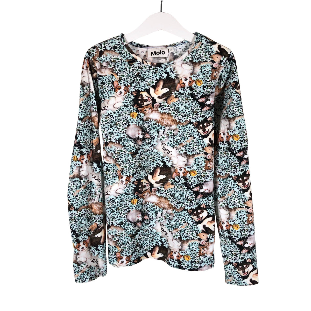 Tyttöjen Molo Kids - Trikoopaita, koko 146 - 152 - Vaaleansininen (1)