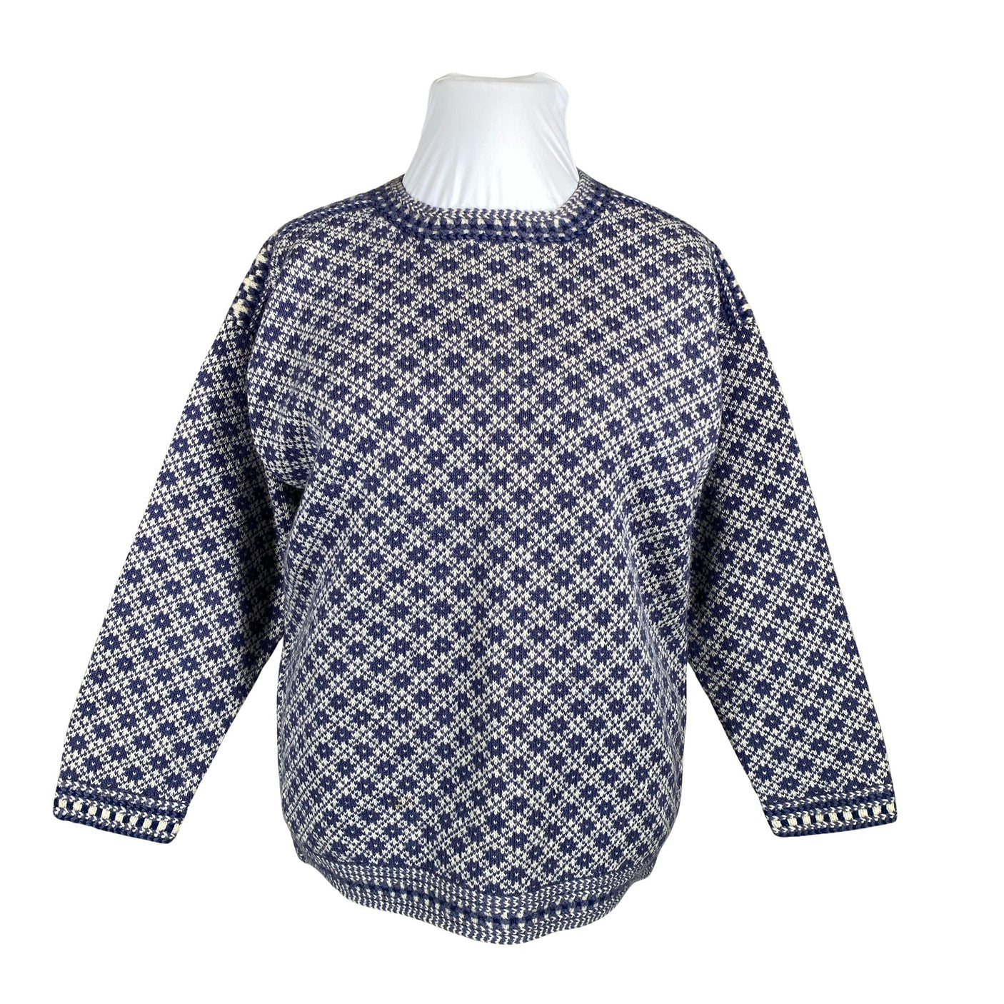 Naisten Handmade - Neulepaita, koko 42 - Sininen (1)